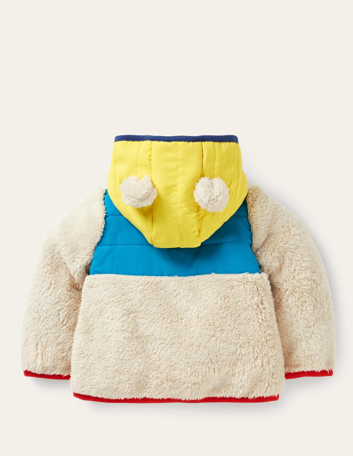 Borg Hotchpotch Jacket-Oatmeal - Image 2
