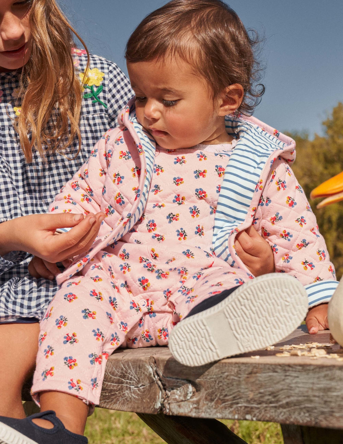 Quilted Overall Set-Provence Dusty Pink Posy-5