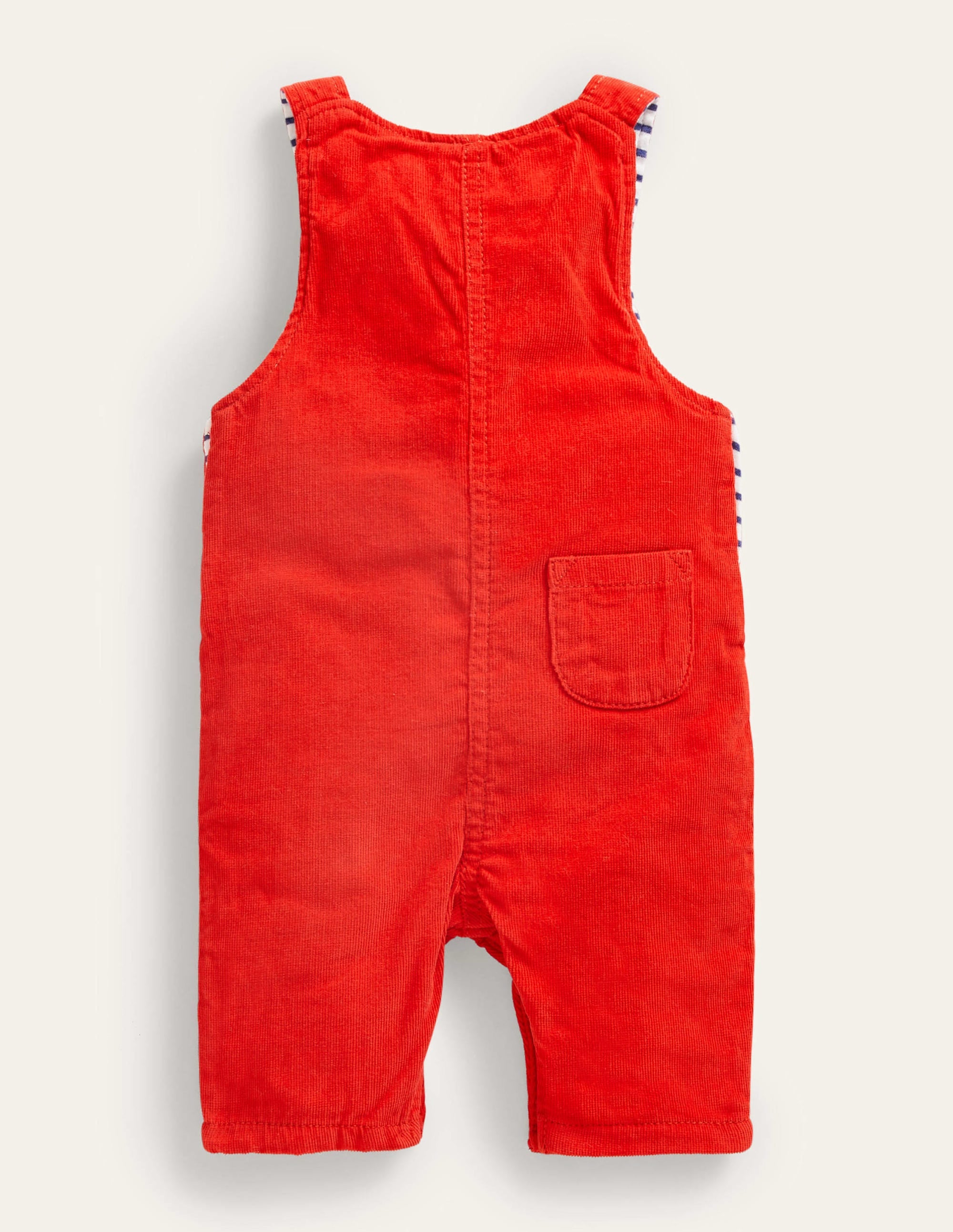 Woven Overalls-Fire Red - Image 2
