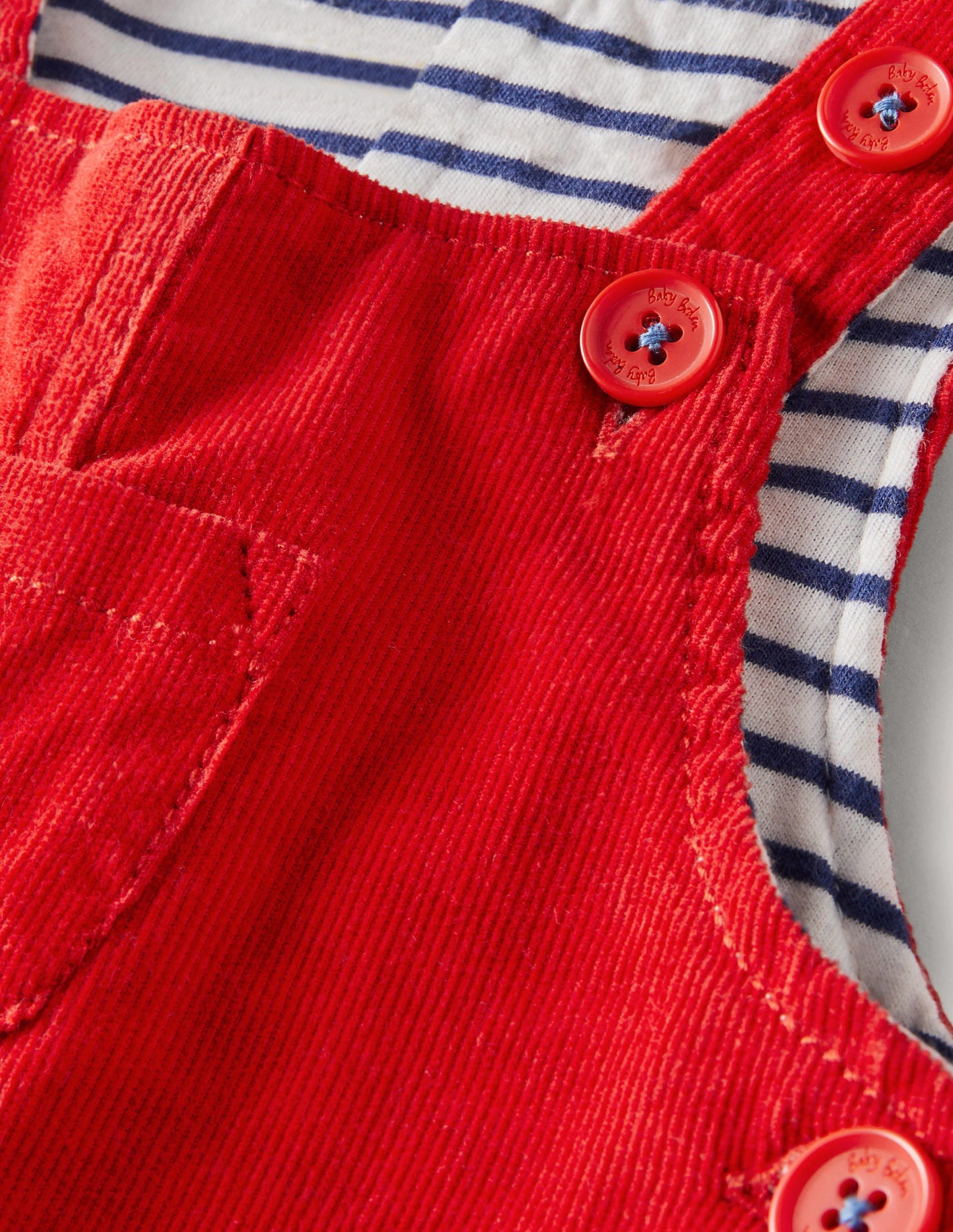 Woven Overalls-Fire Red-3