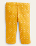 Cosy Leggings-Honeycomb Yellow Pin Spot