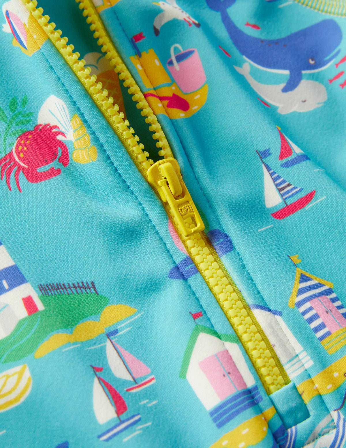 Fun Surf Suit-Aqua Coastal Scene-3