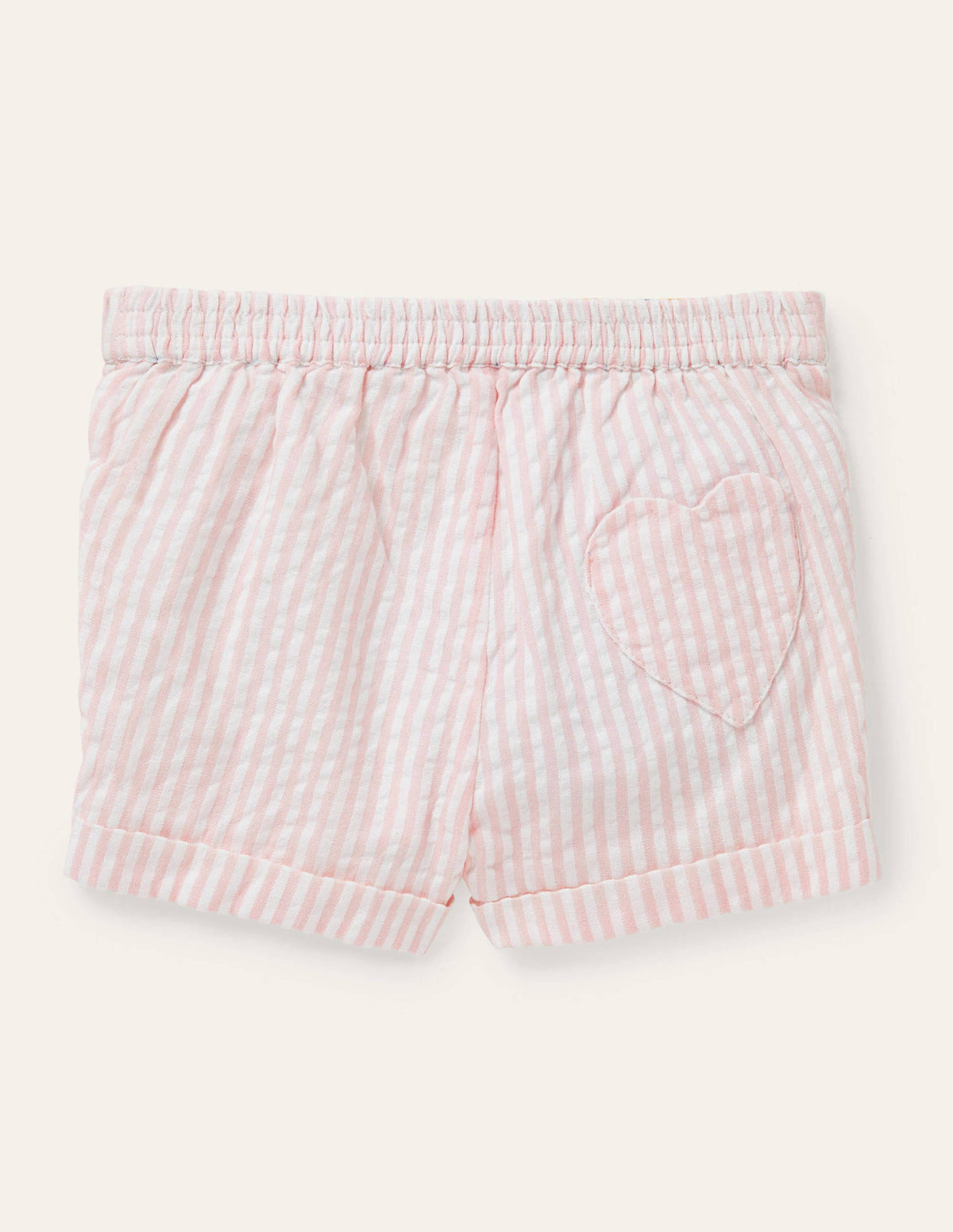 Woven Bloomers-Ivory/Pink Lemonade Ticking - Image 2
