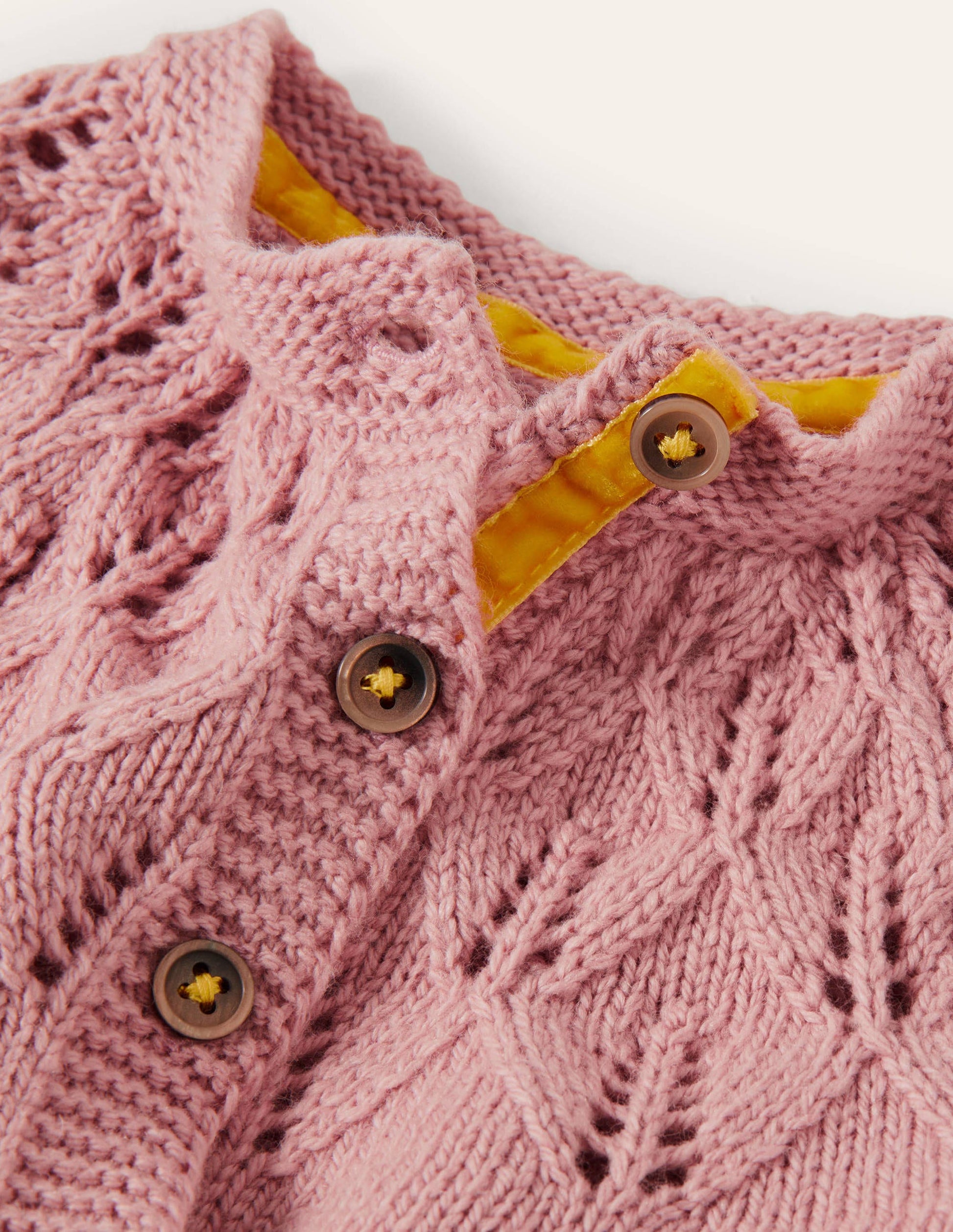 Everyday Textured Cardigan-Almond Pink-3