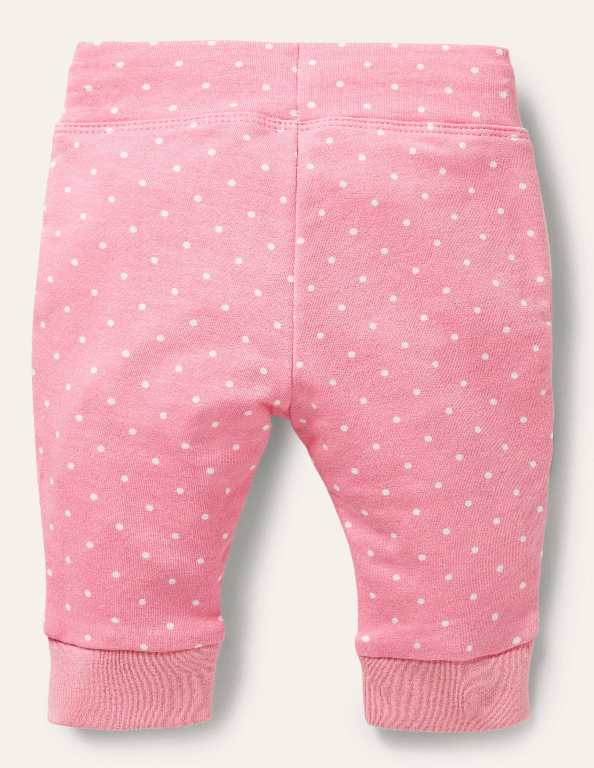 Appliqué Jersey Pants-Bright Petal Pin Spot Animals-2
