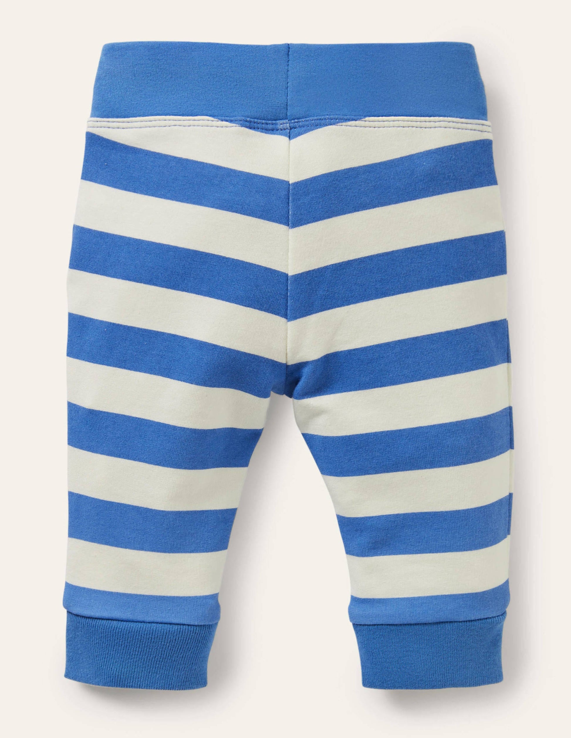 Appliqué Jersey Bottoms-Blue/Ivory Space Animals-2
