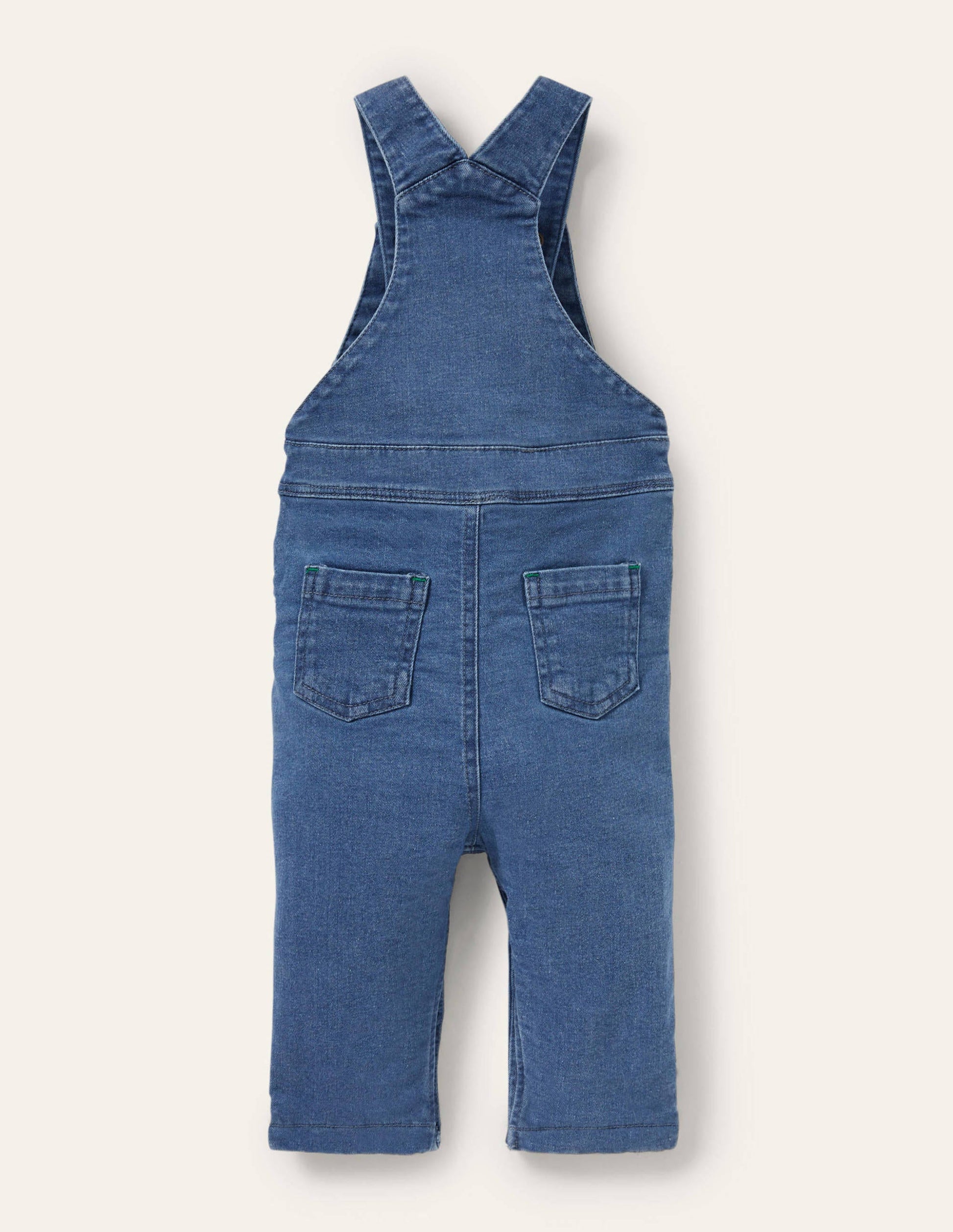 Appliqué Denim Overalls-Chambray Farm Animals-2