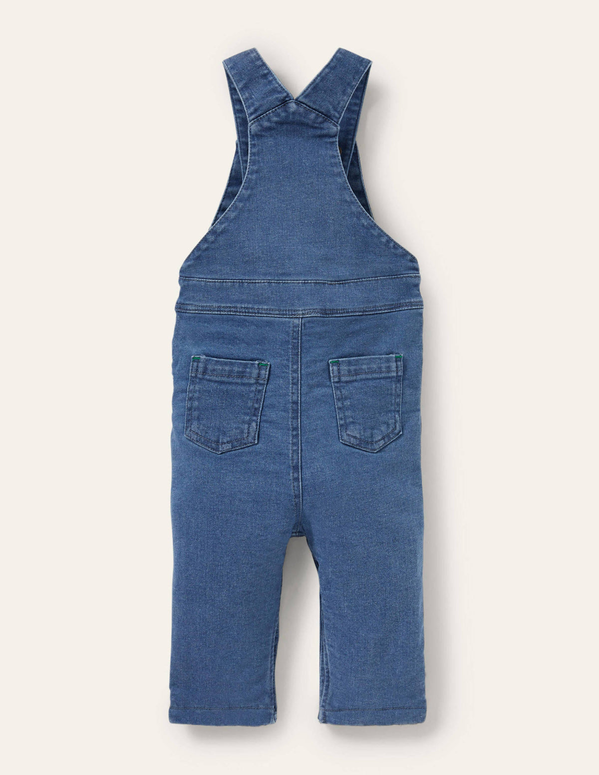 Appliqué Denim Overalls-Chambray Farm Animals - Image 2