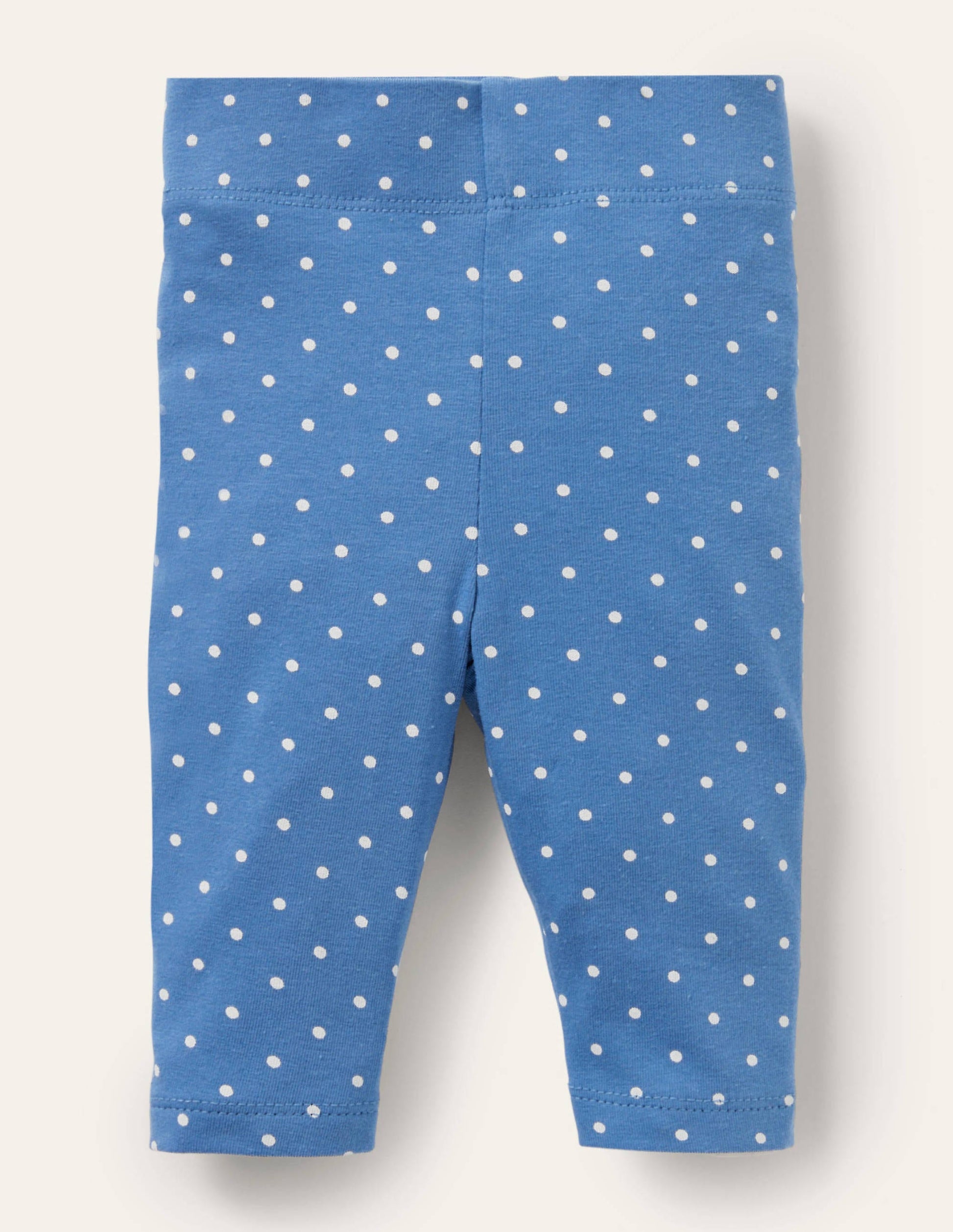 Baby Leggings-Bright Bluebell Pin Spot-1