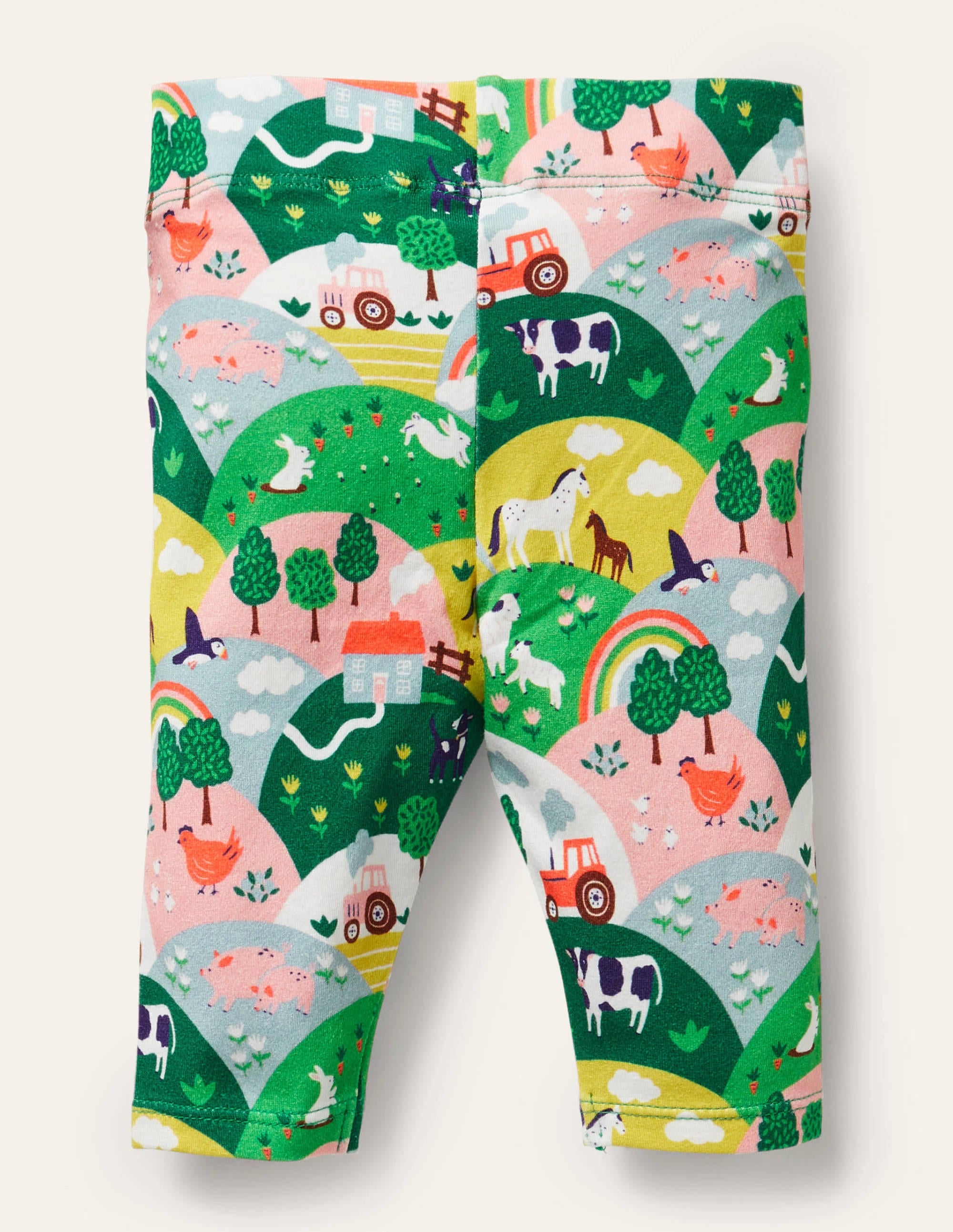 Baby Leggings-Multi Coastal Scene - Image 2