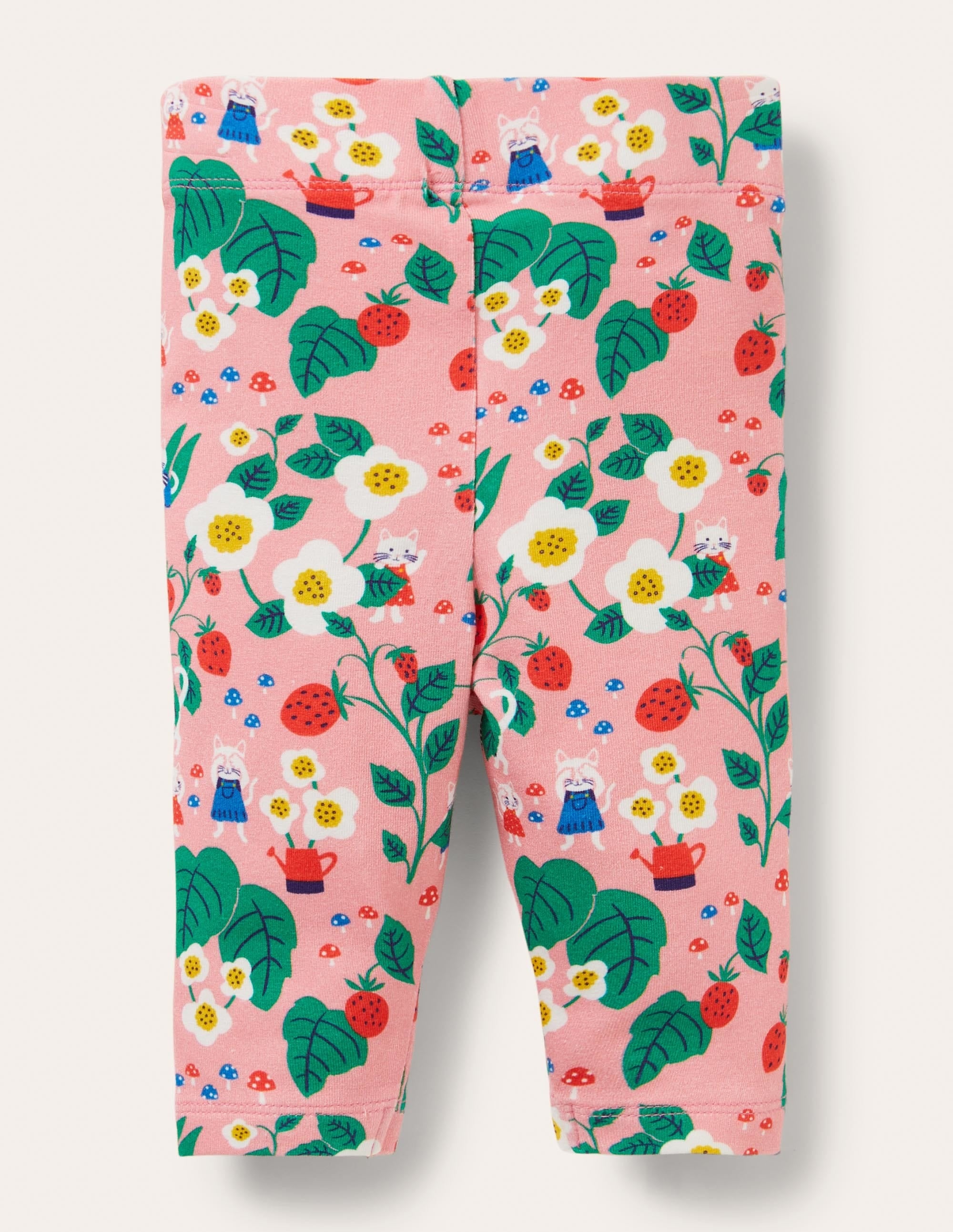 Baby Leggings-Pink Lemonade Strawberry Patch - Image 2