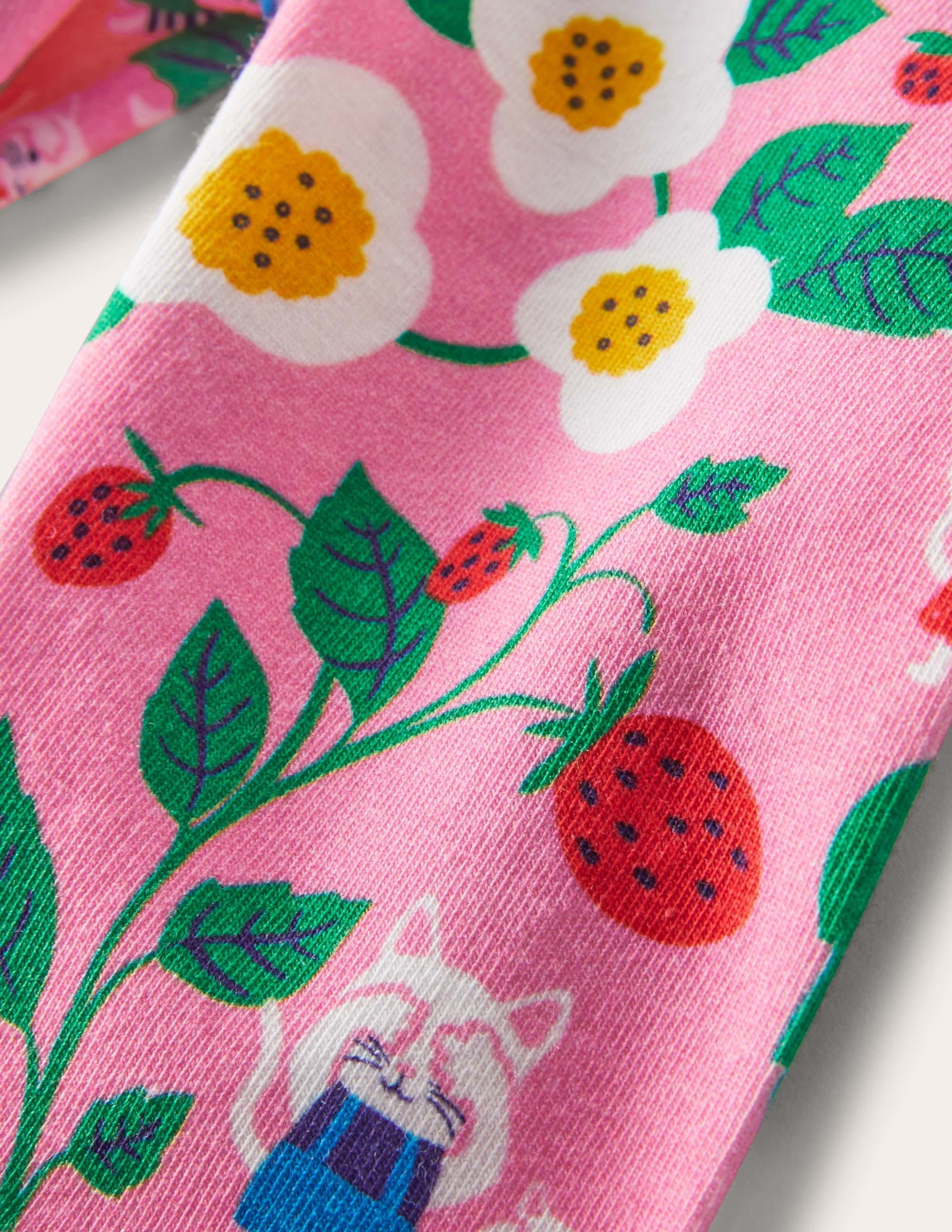 Baby Leggings-Pink Lemonade Strawberry Patch - Image 3