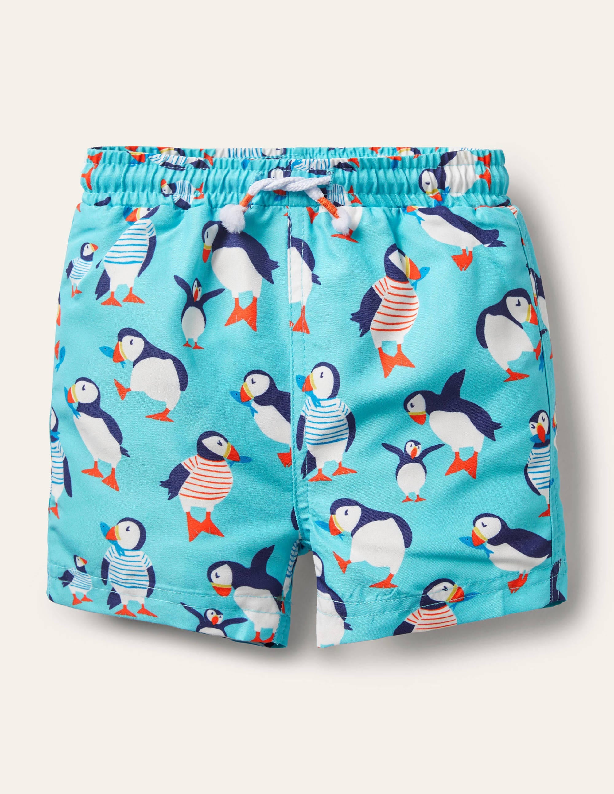 Swim Trunks-Multi Puffins - Image 1