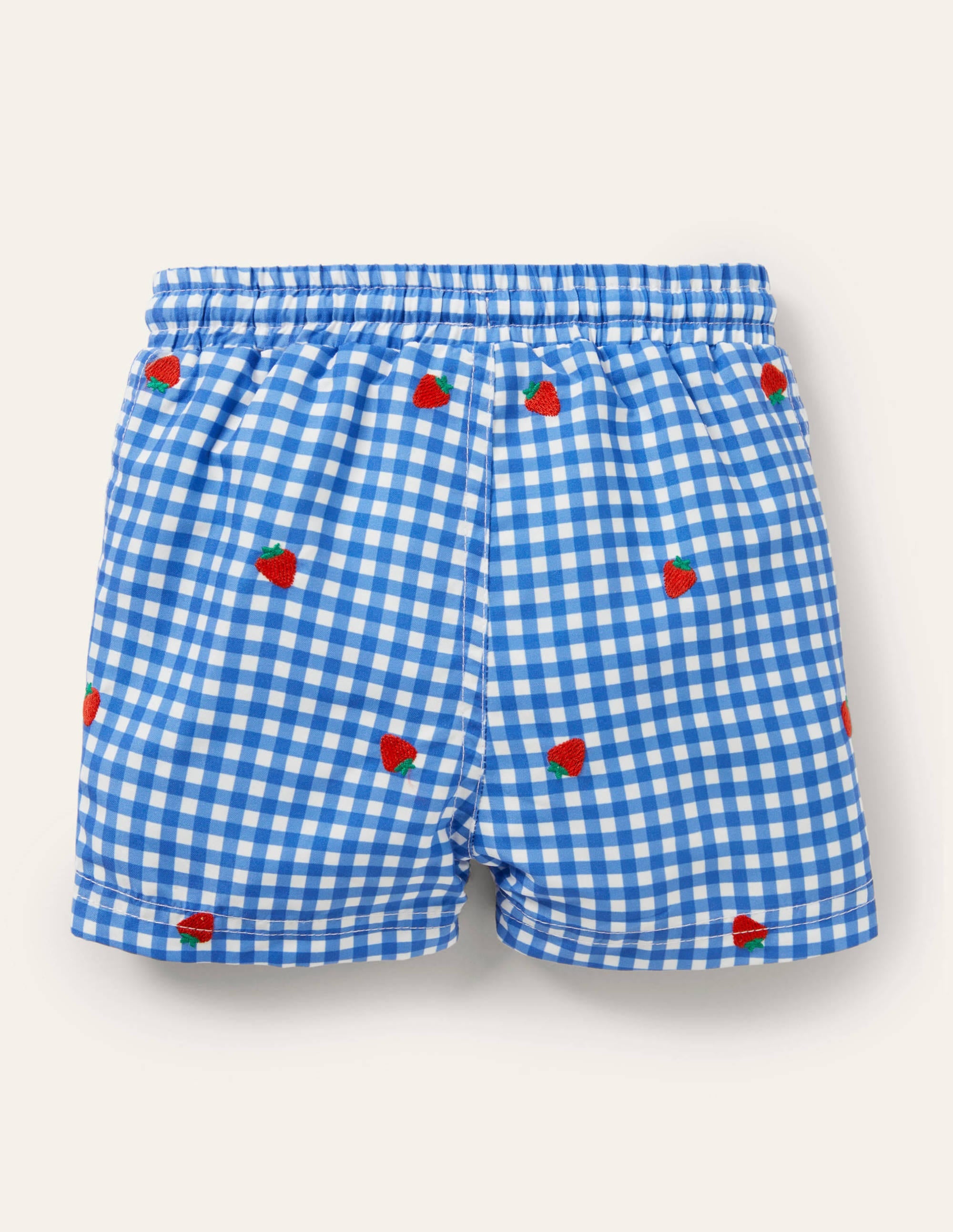 Swim Trunks-Elizabethan Blue Gingham - Image 2