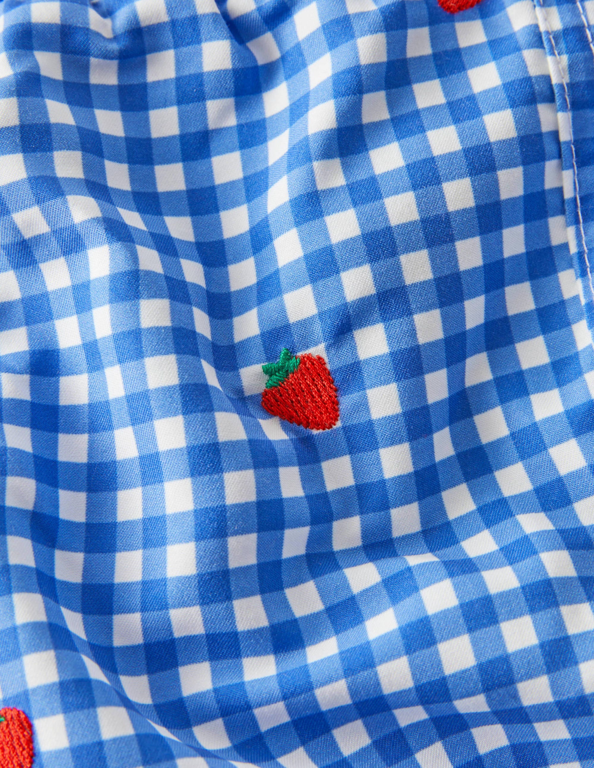 Swim Trunks-Elizabethan Blue Gingham - Image 3
