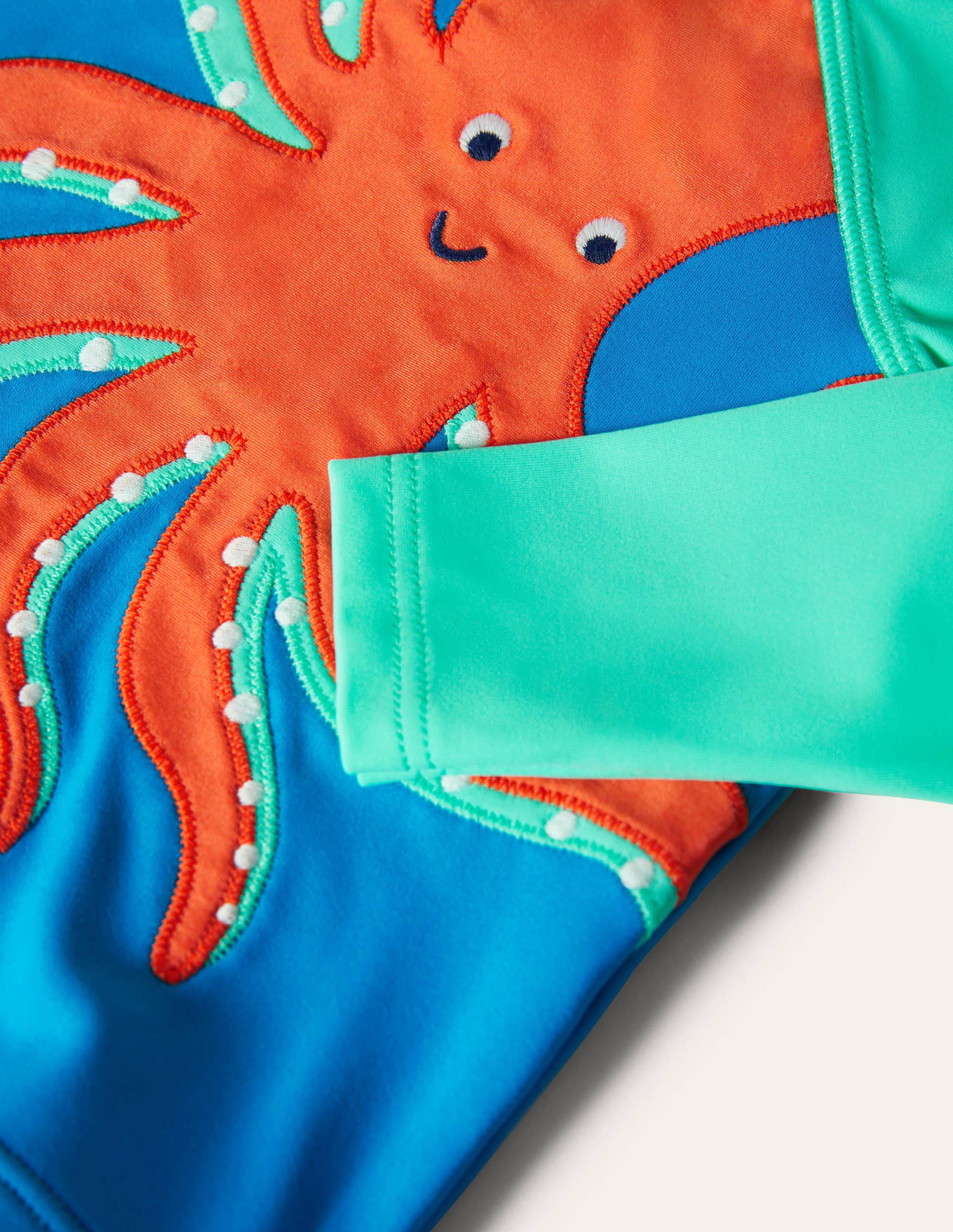 Rash Guard Set-Tropical Green Octopus - Image 3