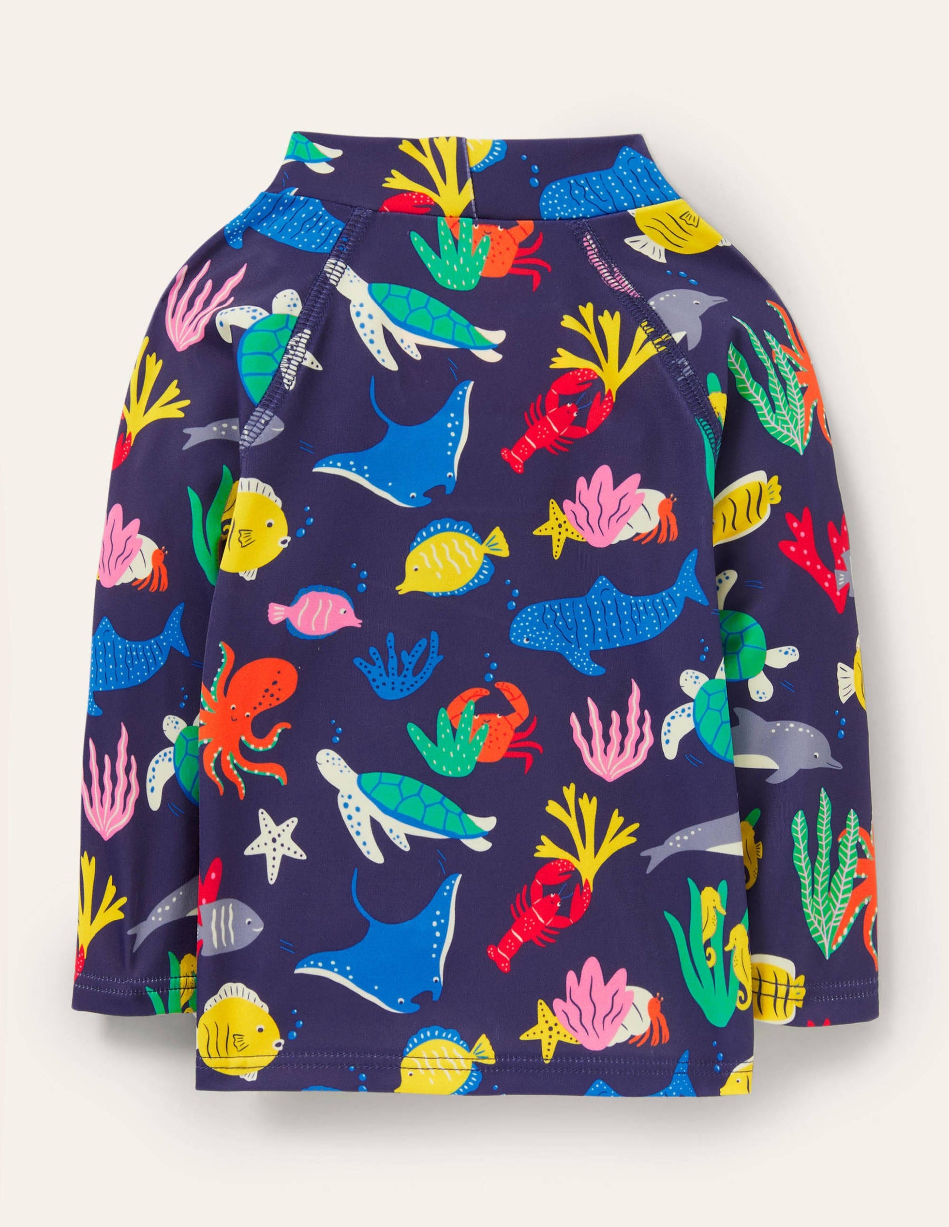Appliqué Rash Guard-Starboard Blue Under The Sea-2