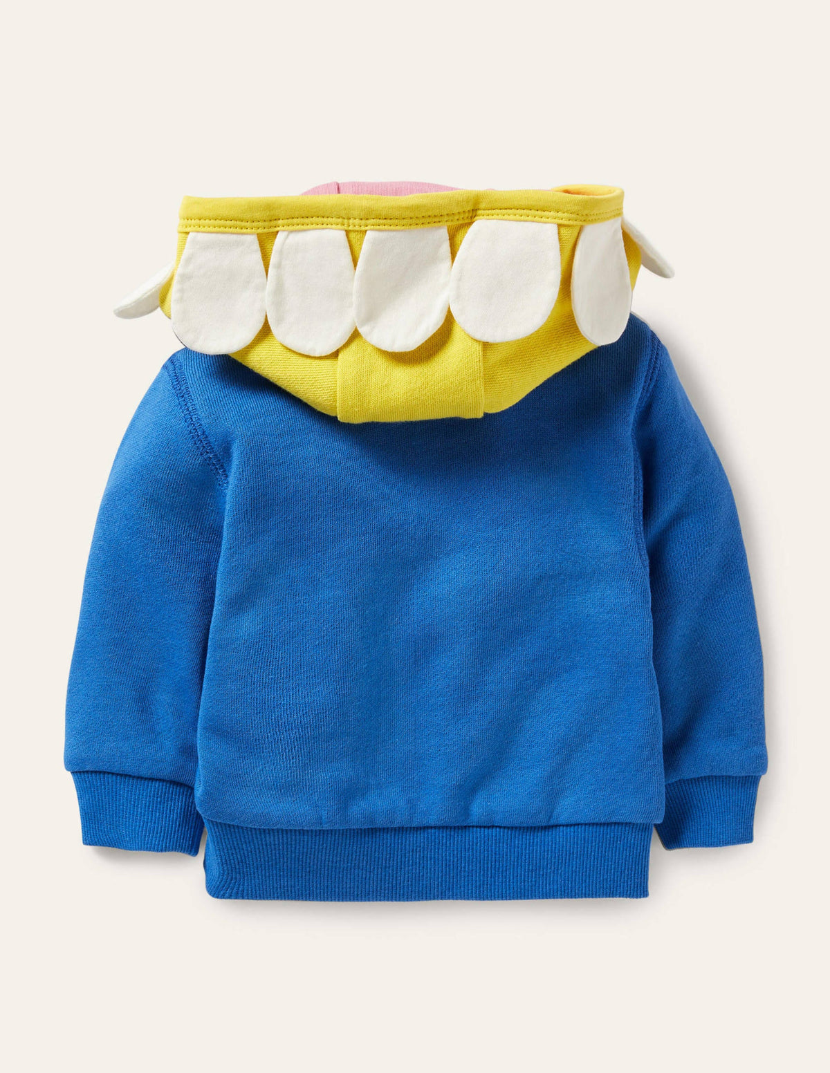Appliqué Hoodie-Blue Flower - Image 2