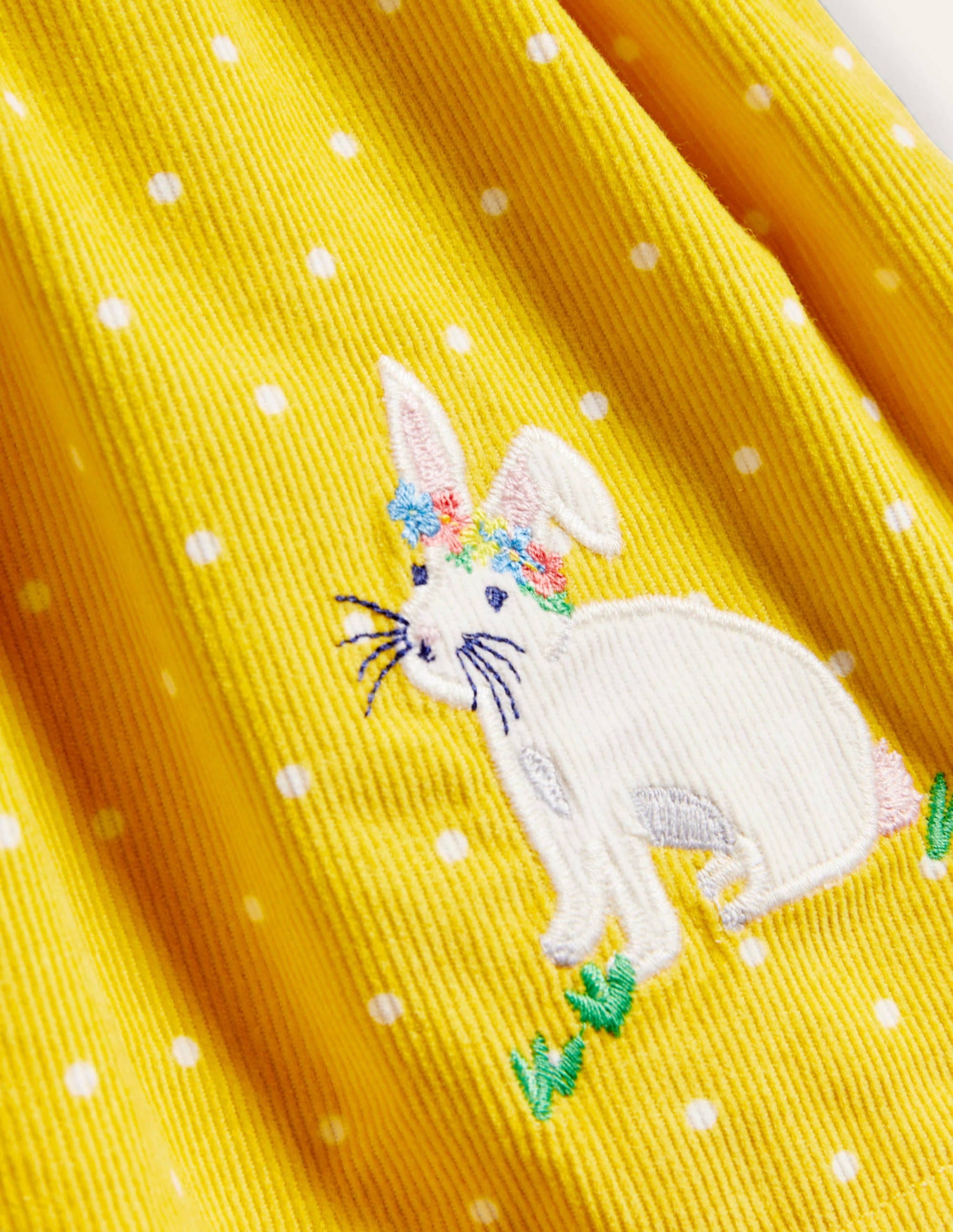 Fun Appliqué Patch Pinnie-Sweetcorn Pin Spot Bunnies-3