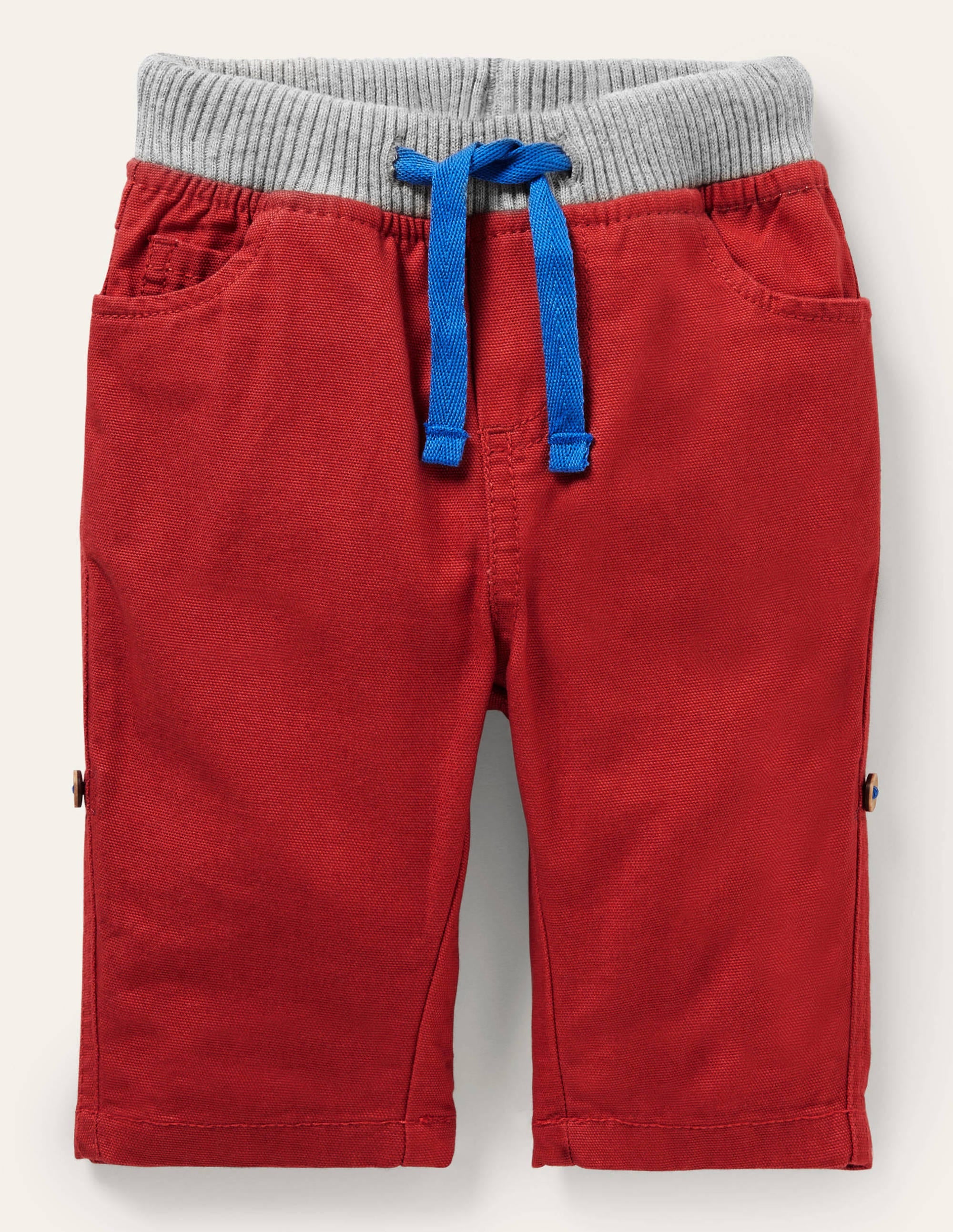 Roll Up Pants-Red - Image 4