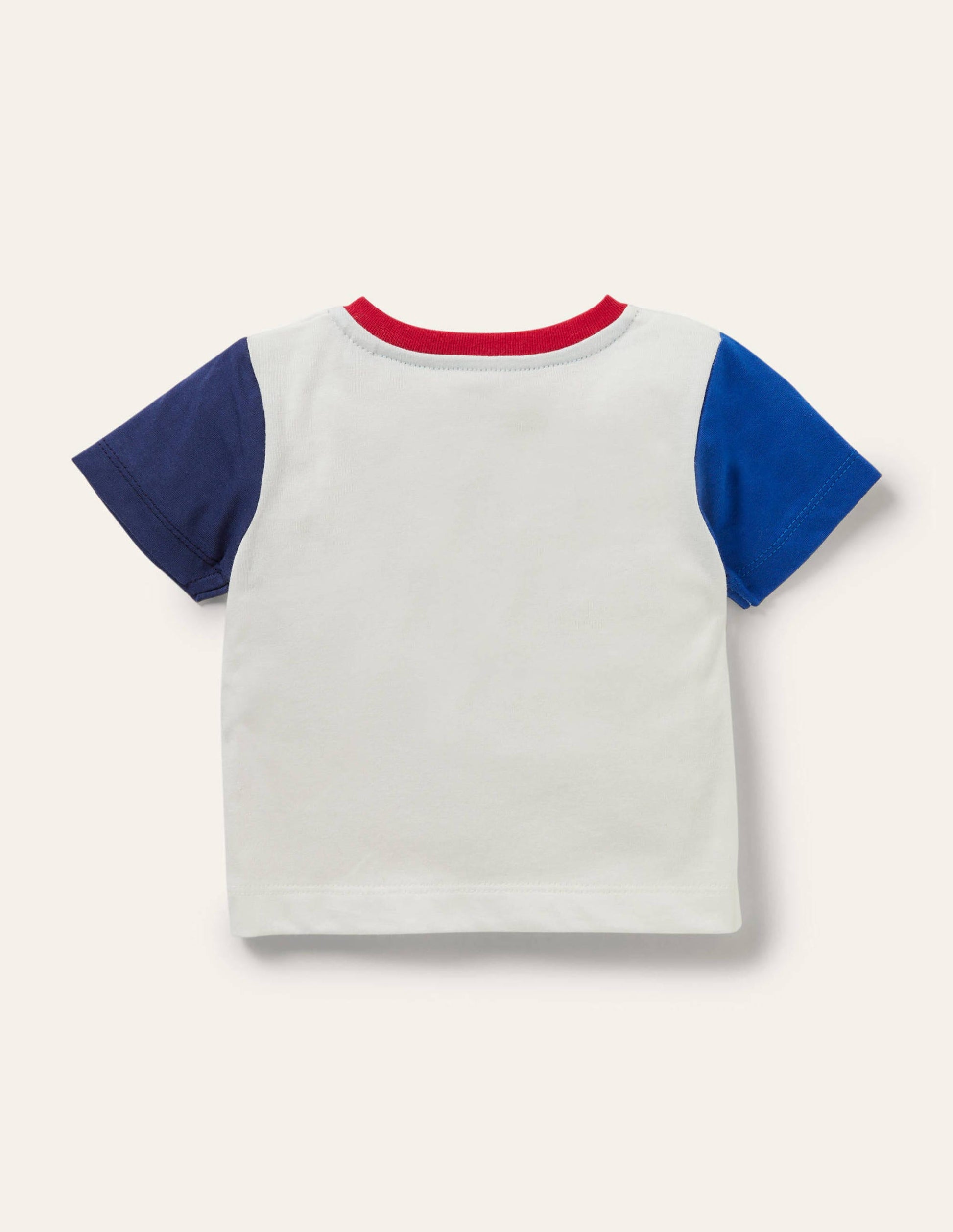 Lift-the-flap Jersey T-shirt-Ivory Rainbow Vehicle-2