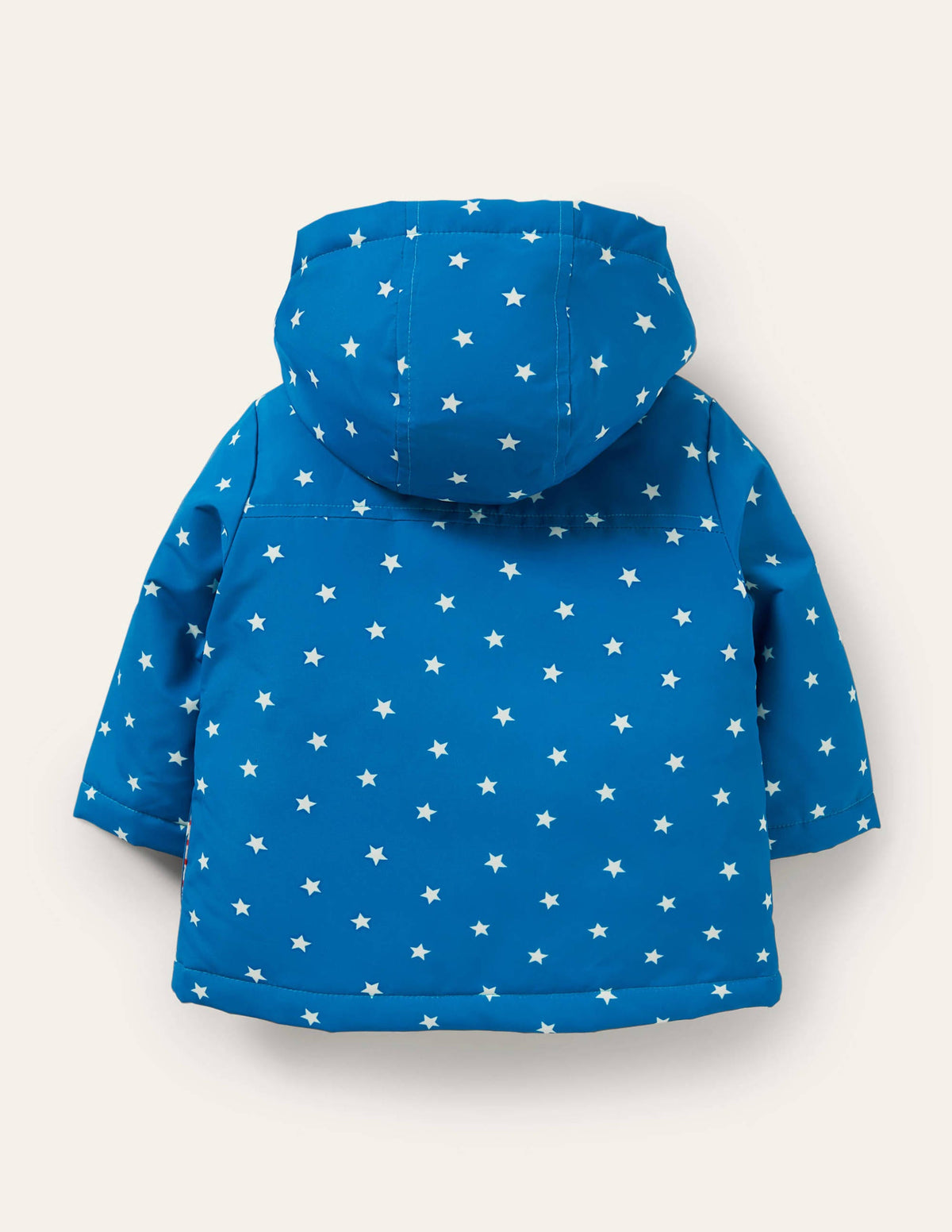 Appliqué Raincoat-Bright Marina/Ivory Space - Image 2