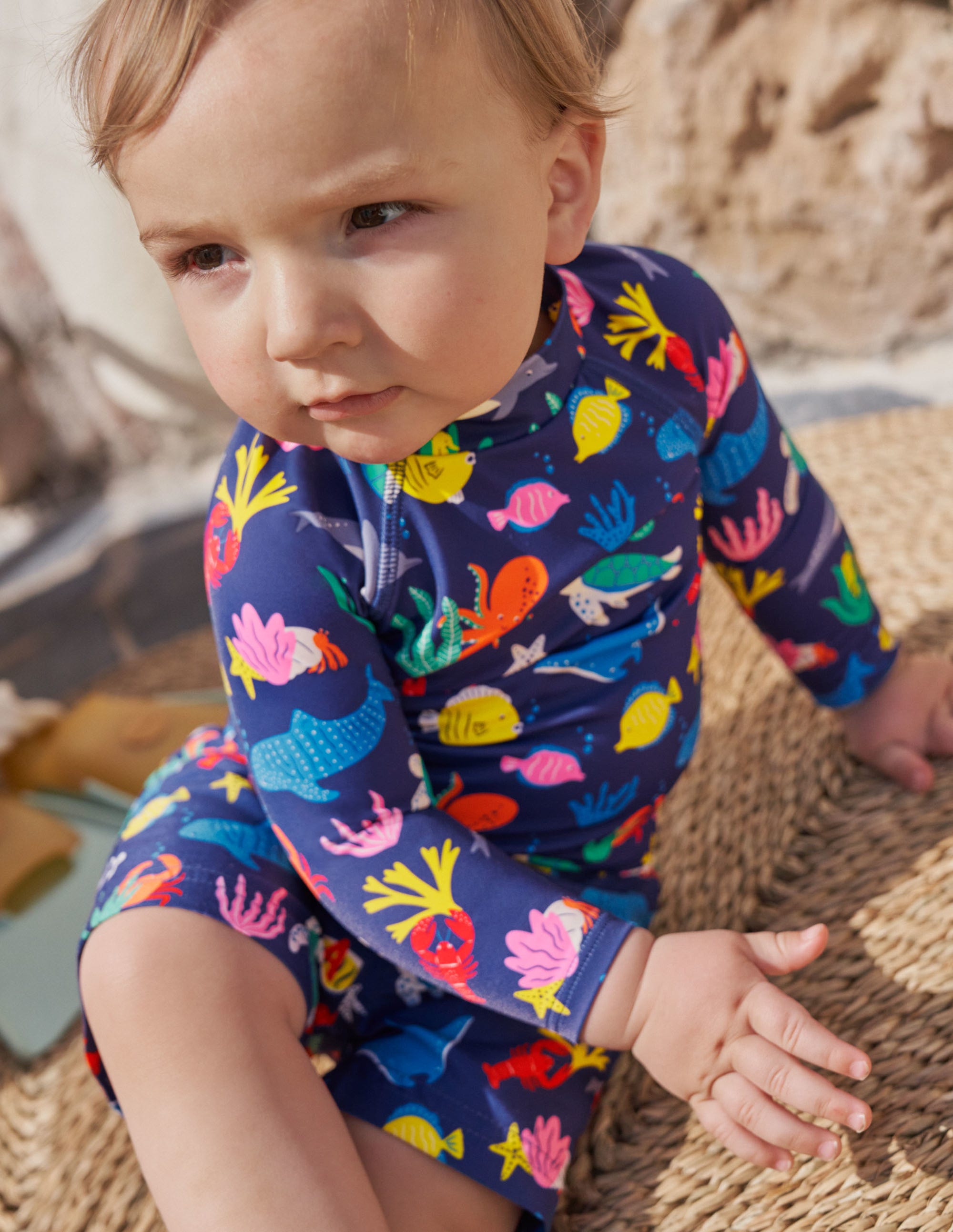 Swim Trunks-Starboard Blue Under The Sea - Image 4