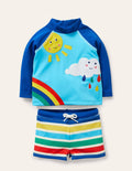 Rash Guard Set-Aqua