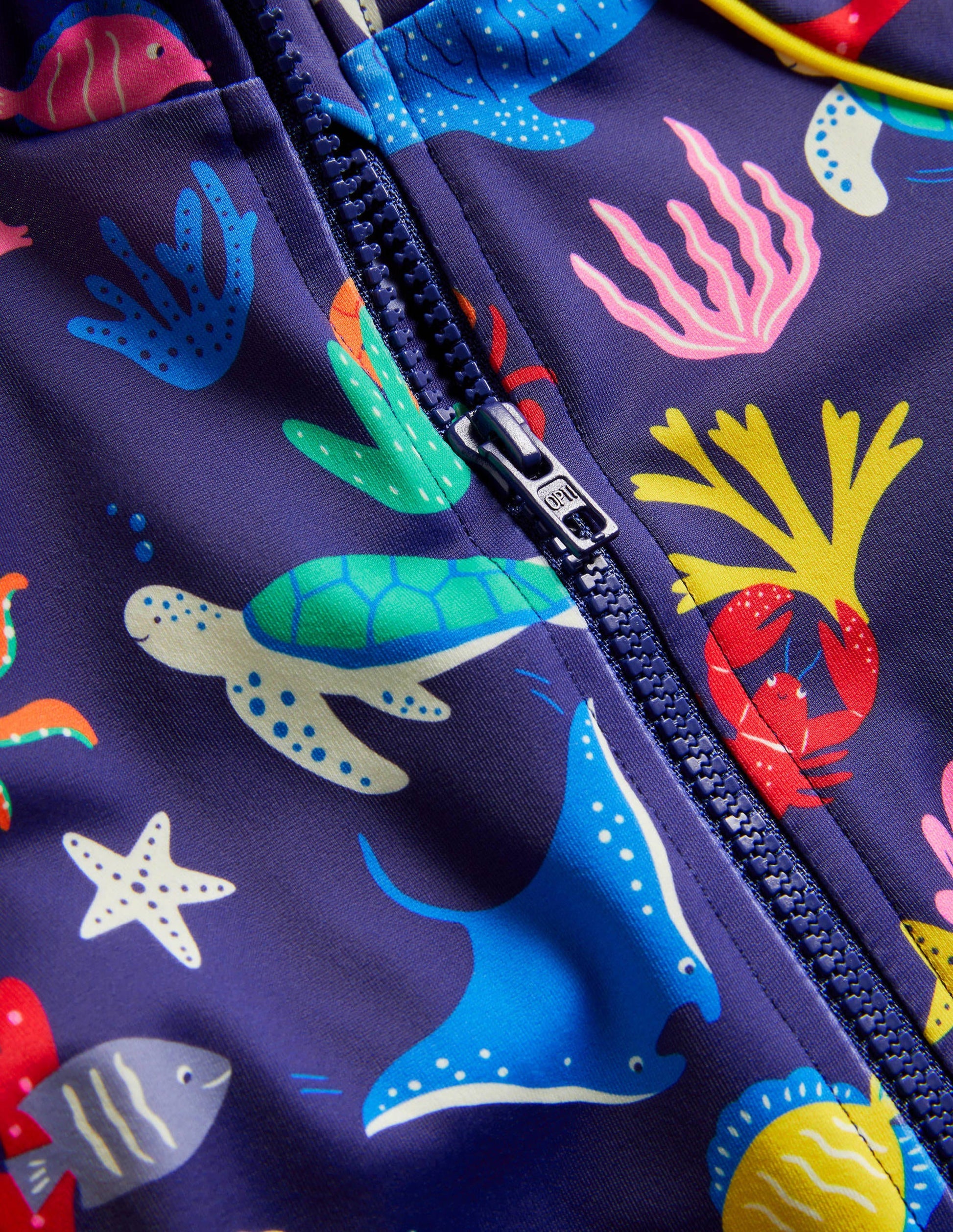 Printed Sun-safe Surf Suit-Ivory Under The Sea-3