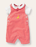 Nostalgic Playset-Ivory/Red Ticking Duck
