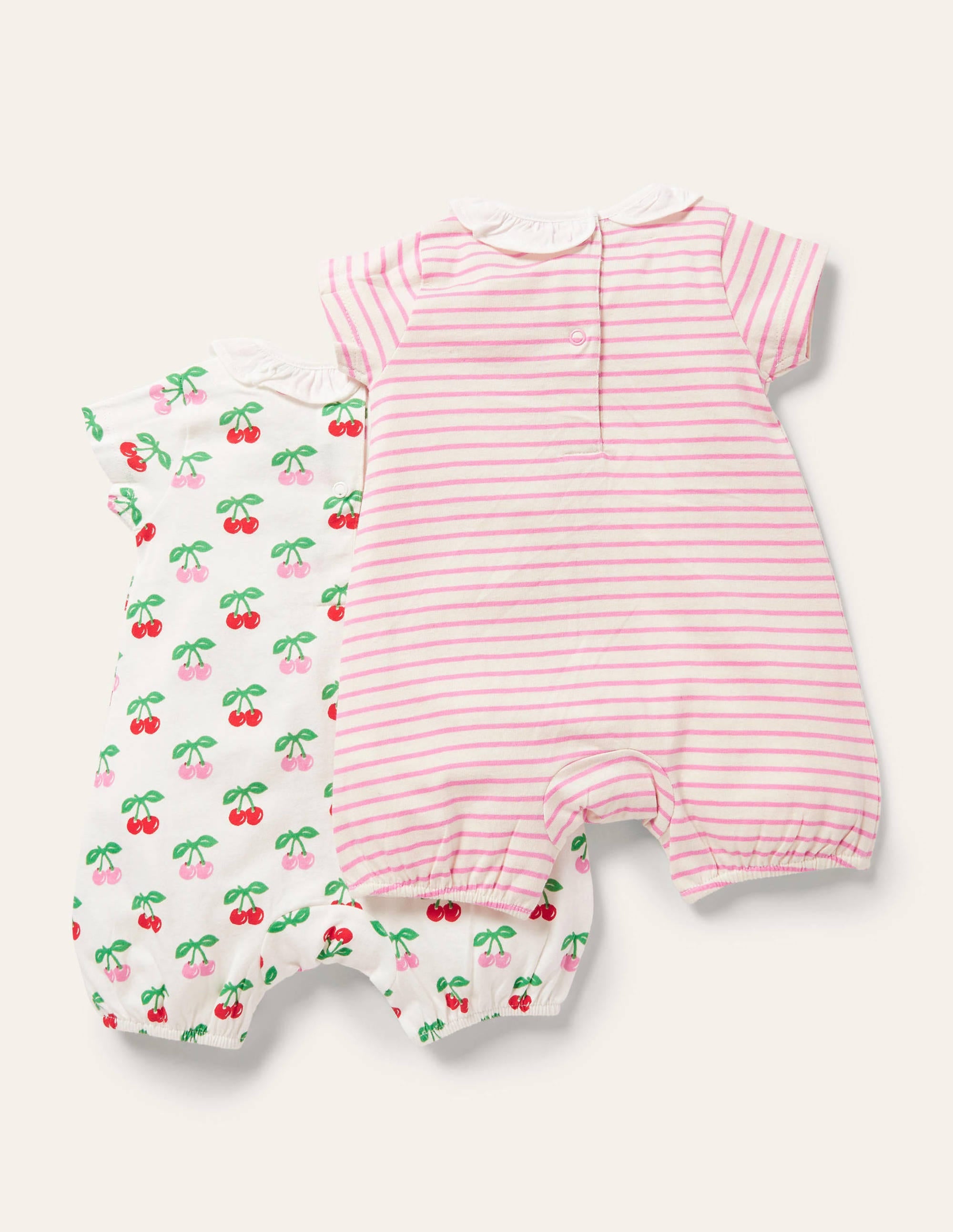 Twin Pack Rompers-Molly Mahon Cherries - Image 2