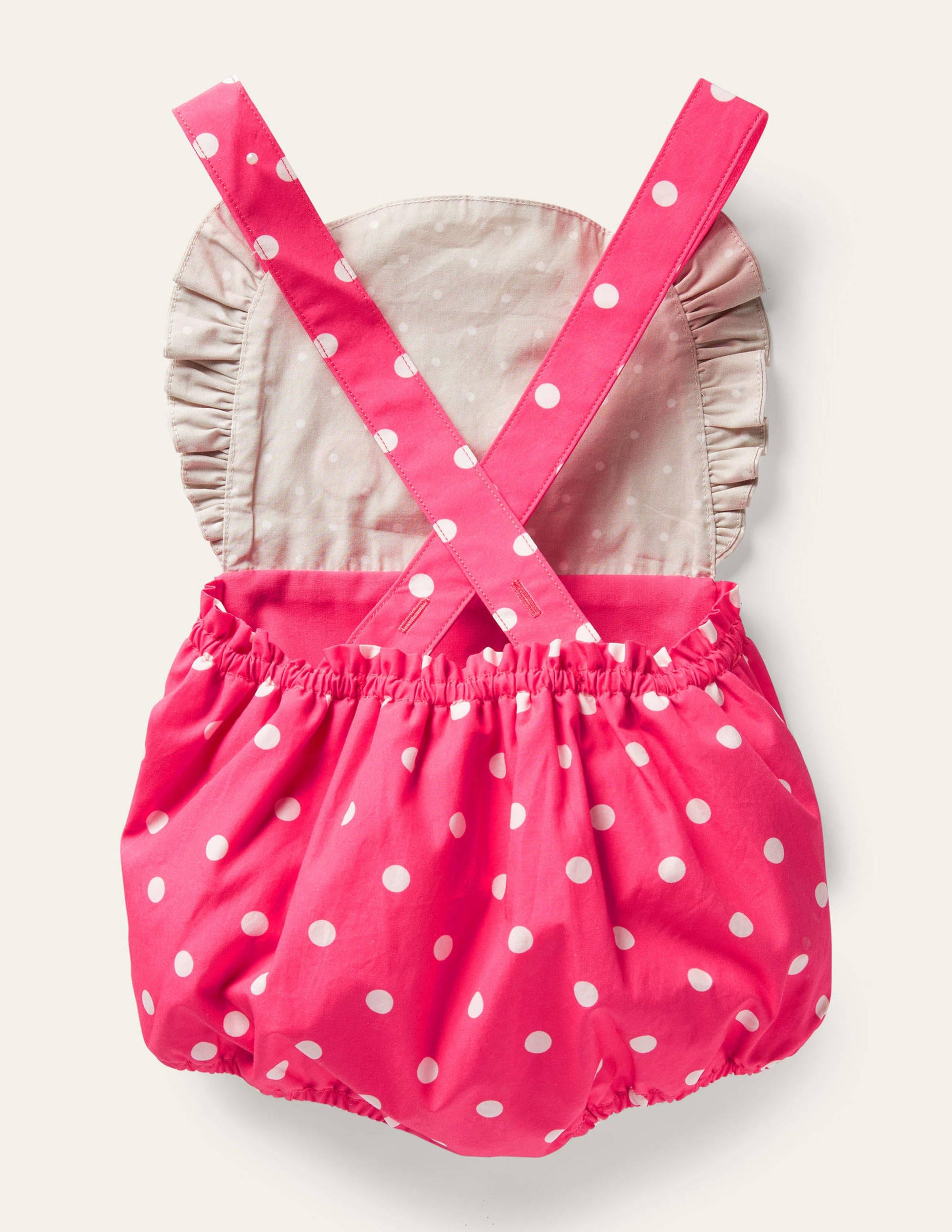Woven Novelty Romper-Coral Reef Spot Elephant-2