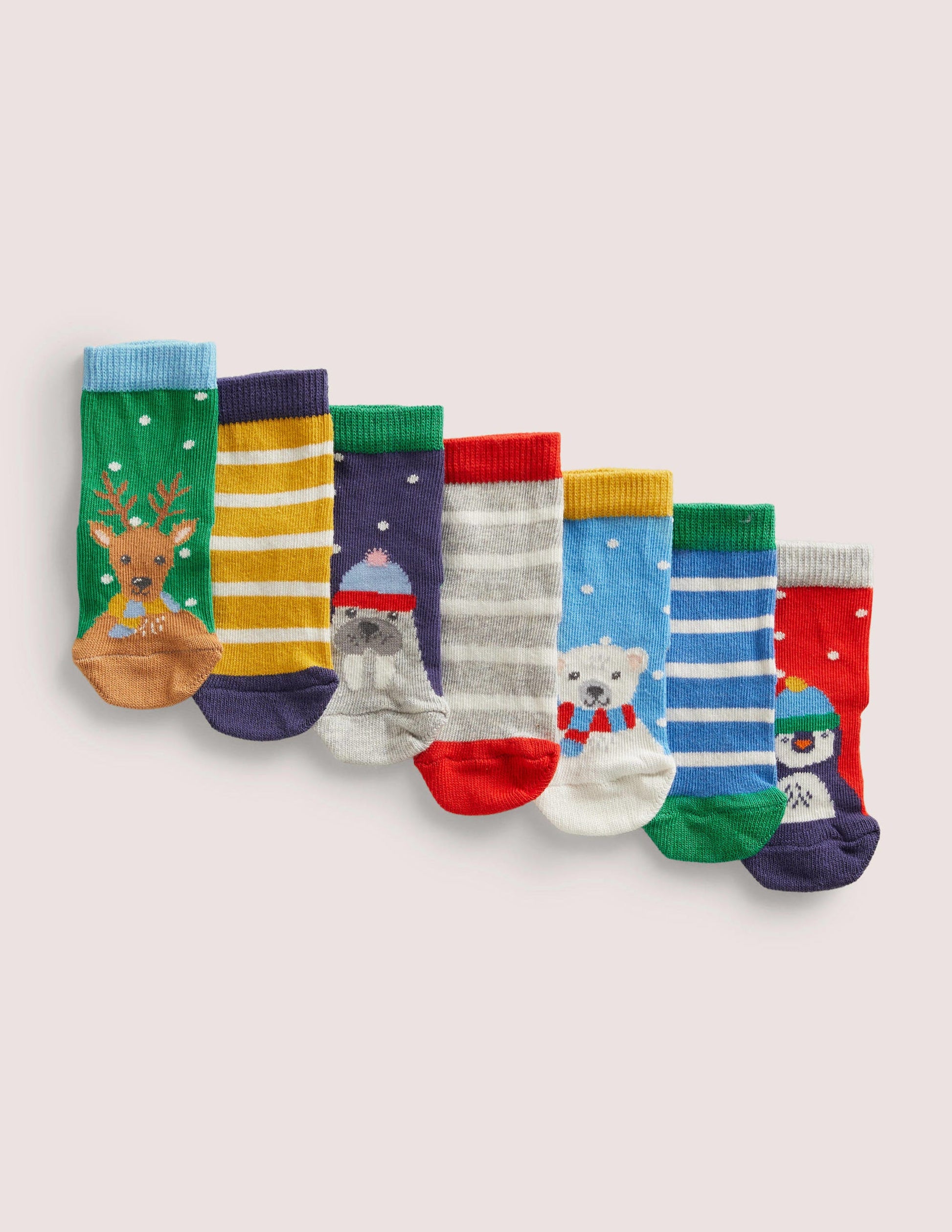 Socks 7 Pack-Winter Multi-1