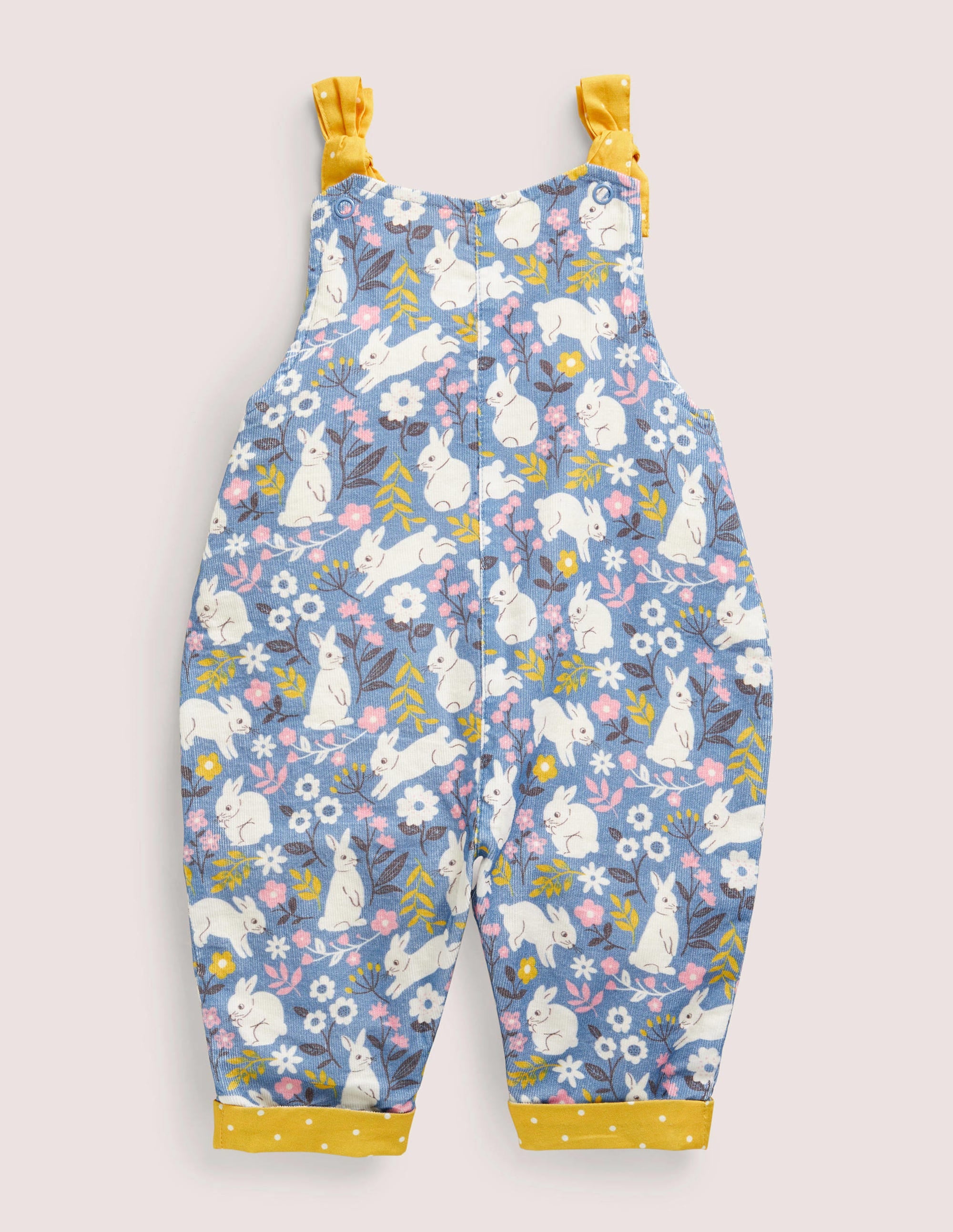 Cord Overalls-Riviera Blue Bunny Field - Image 2