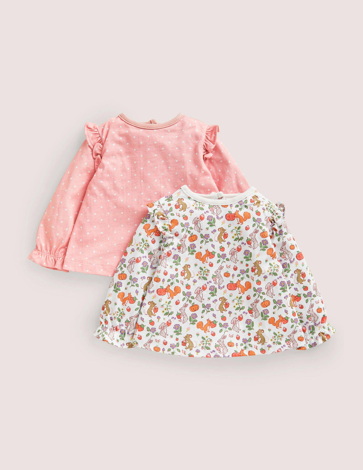 Twin Pack T-shirts-Ivory Woodland Friends-1