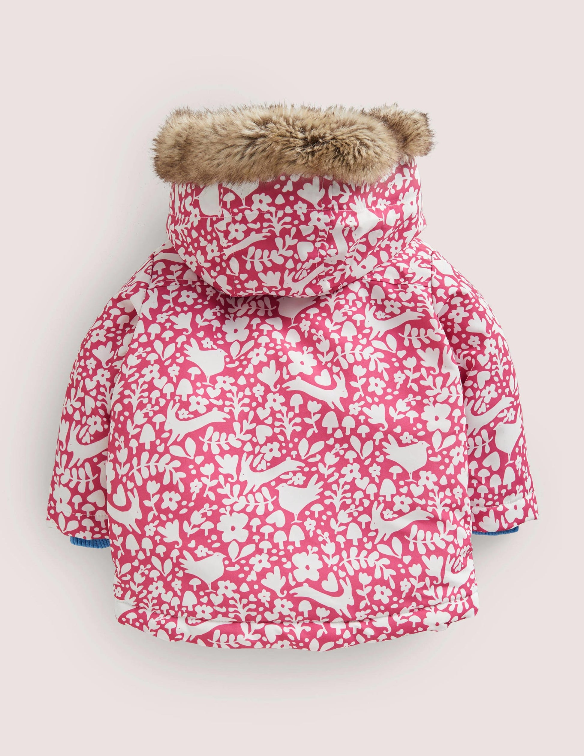 Pink Woodland 3-in-1 Hooded Coat-Sweet Pink Woodland-2