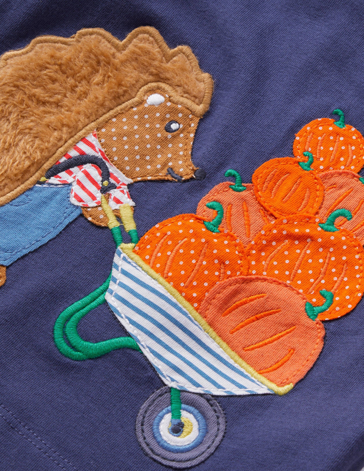 Halloween Appliqué T-shirt-Starboard Hedgehog-3