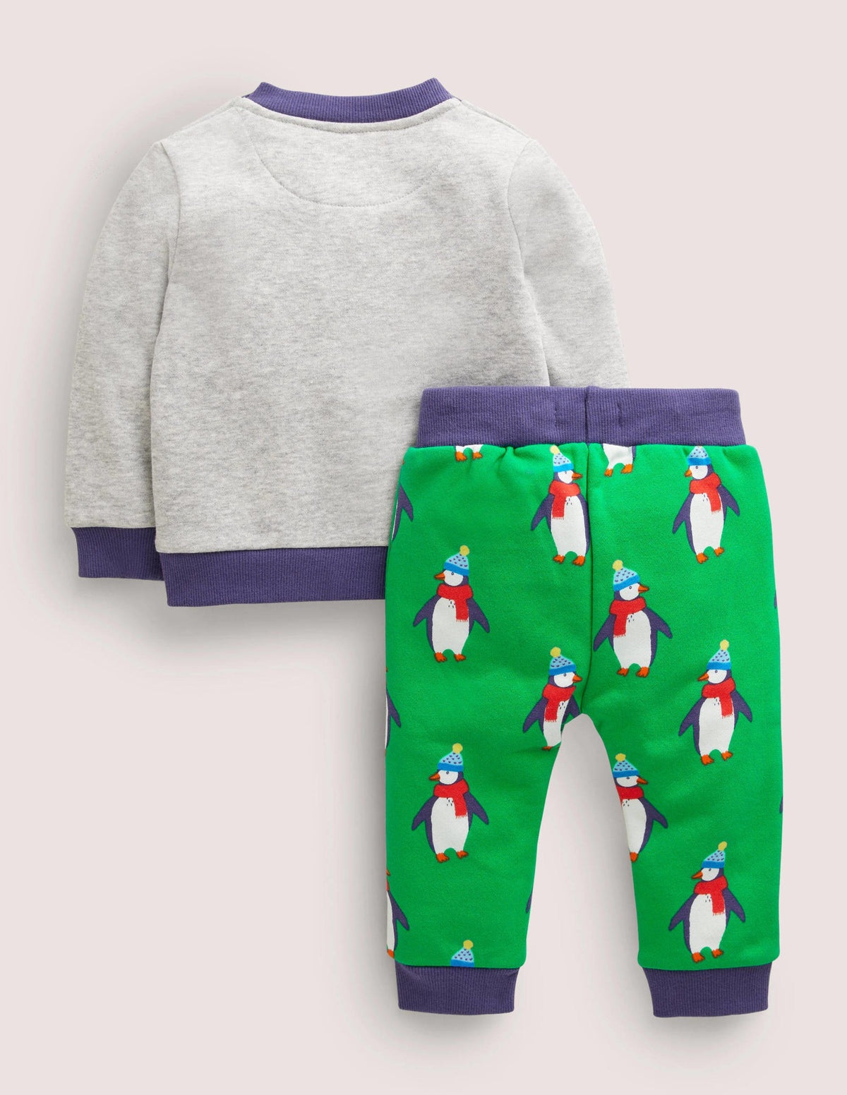 Jersey Sweatshirt Set-Highland Green Penguins - Image 2