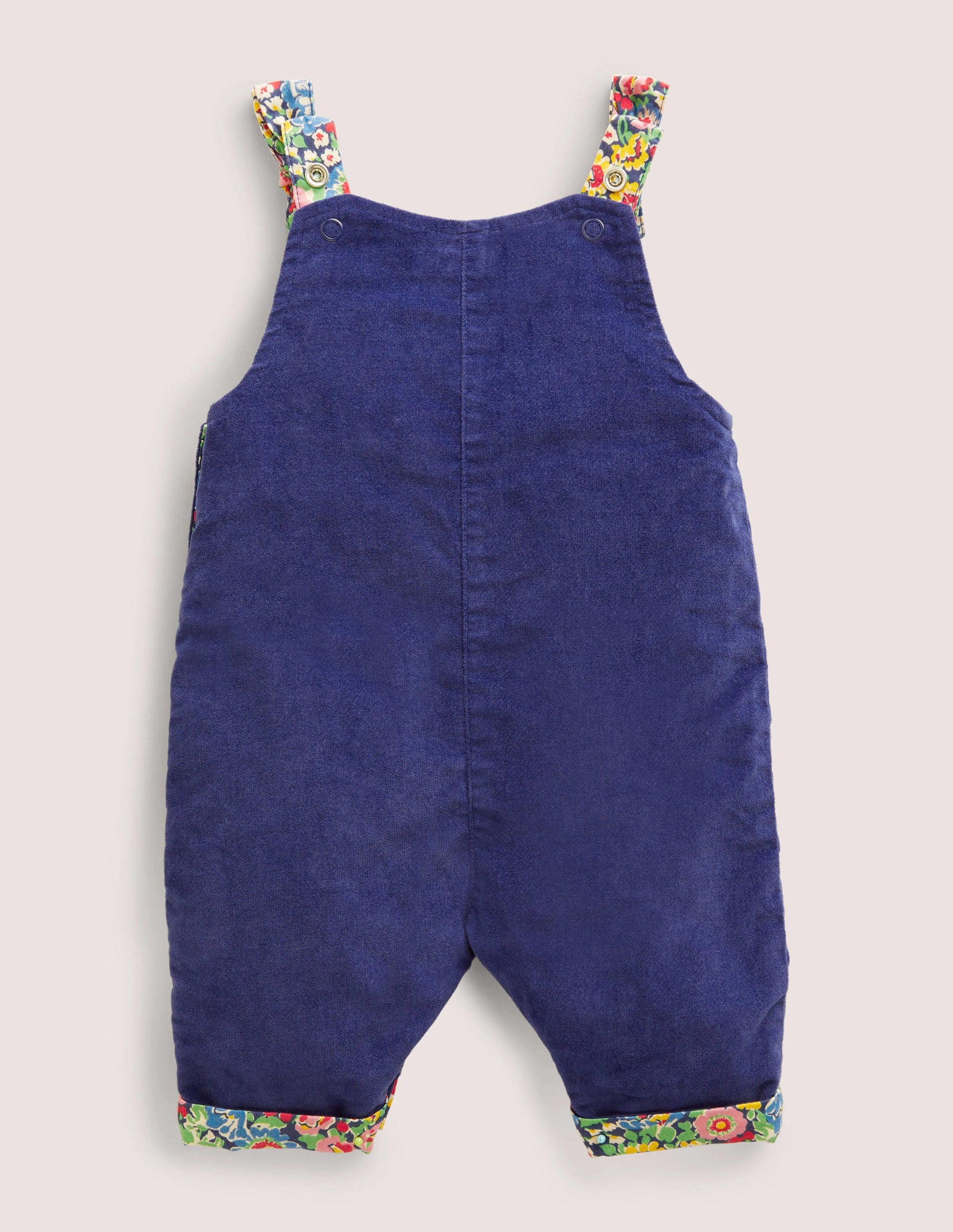 Velvet Dungaree-Starboard Blue Robins-2