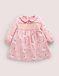 Woven Collar Dress-Boto Pink Fairies