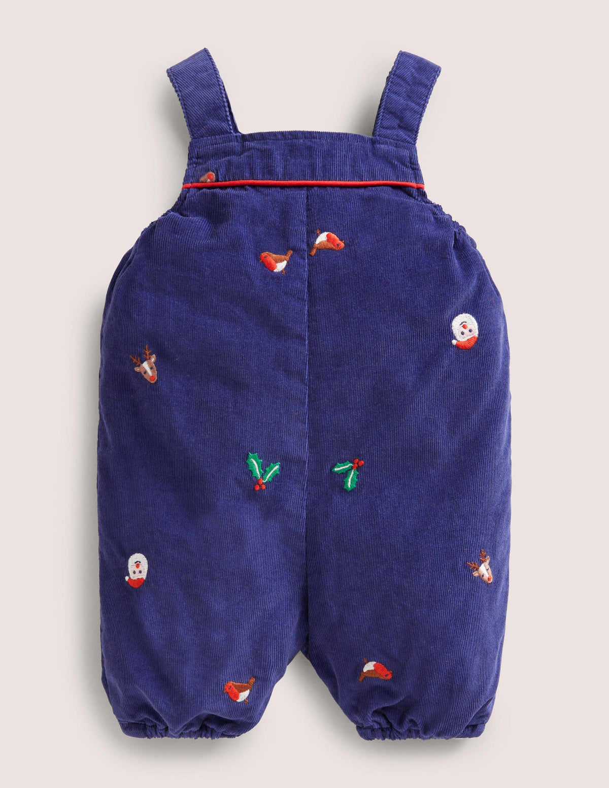 Nostalgic Festive Overalls Set-Starboard Blue Festive-2