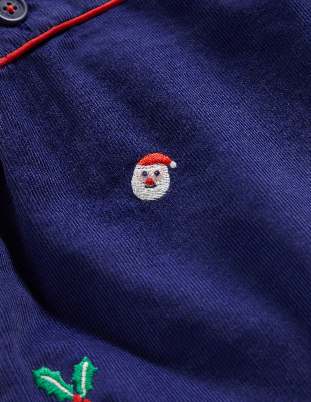 Nostalgic Festive Overalls Set-Starboard Blue Festive - Image 3