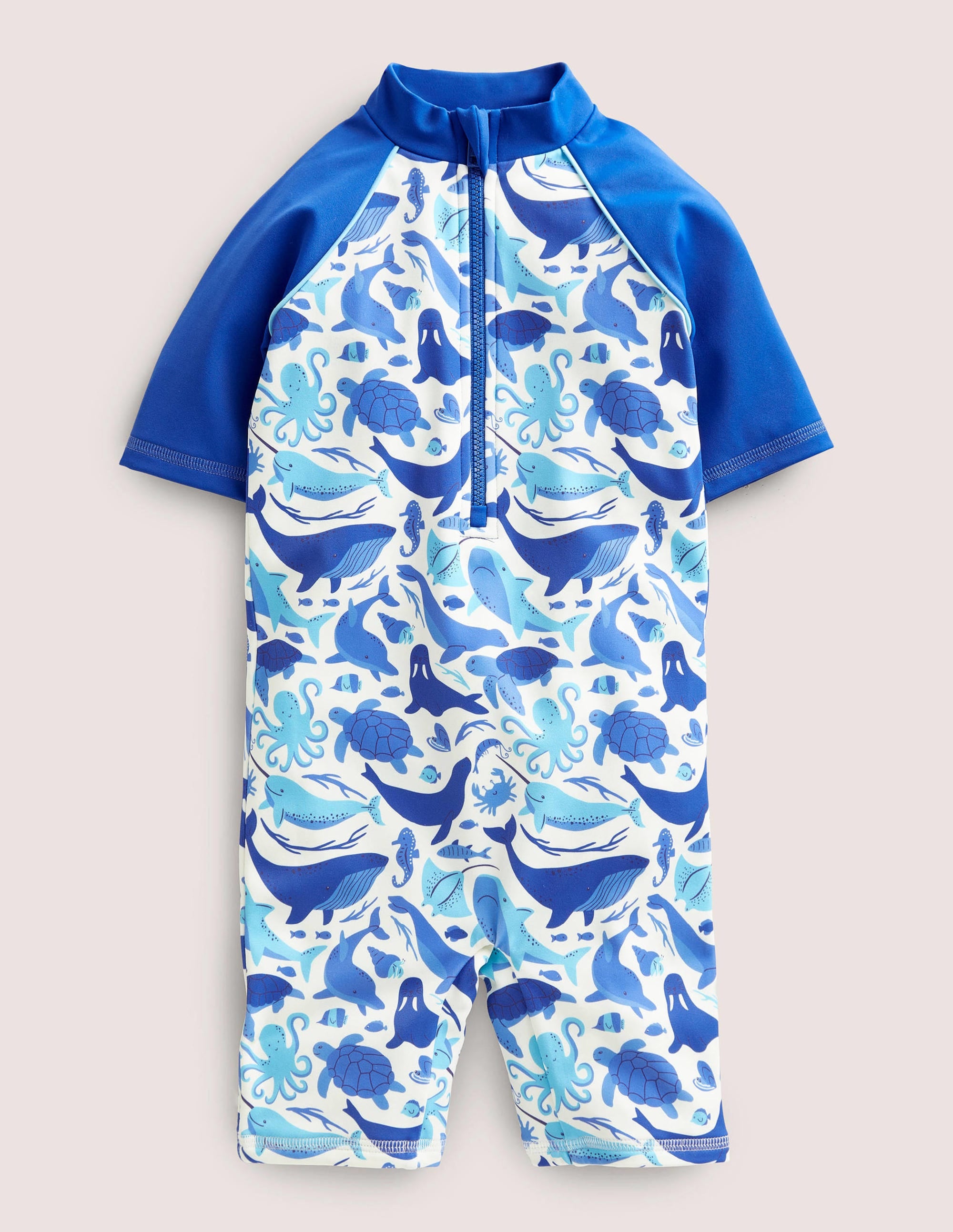 Swim Trunks-Ivory Under the Sea - Image 1