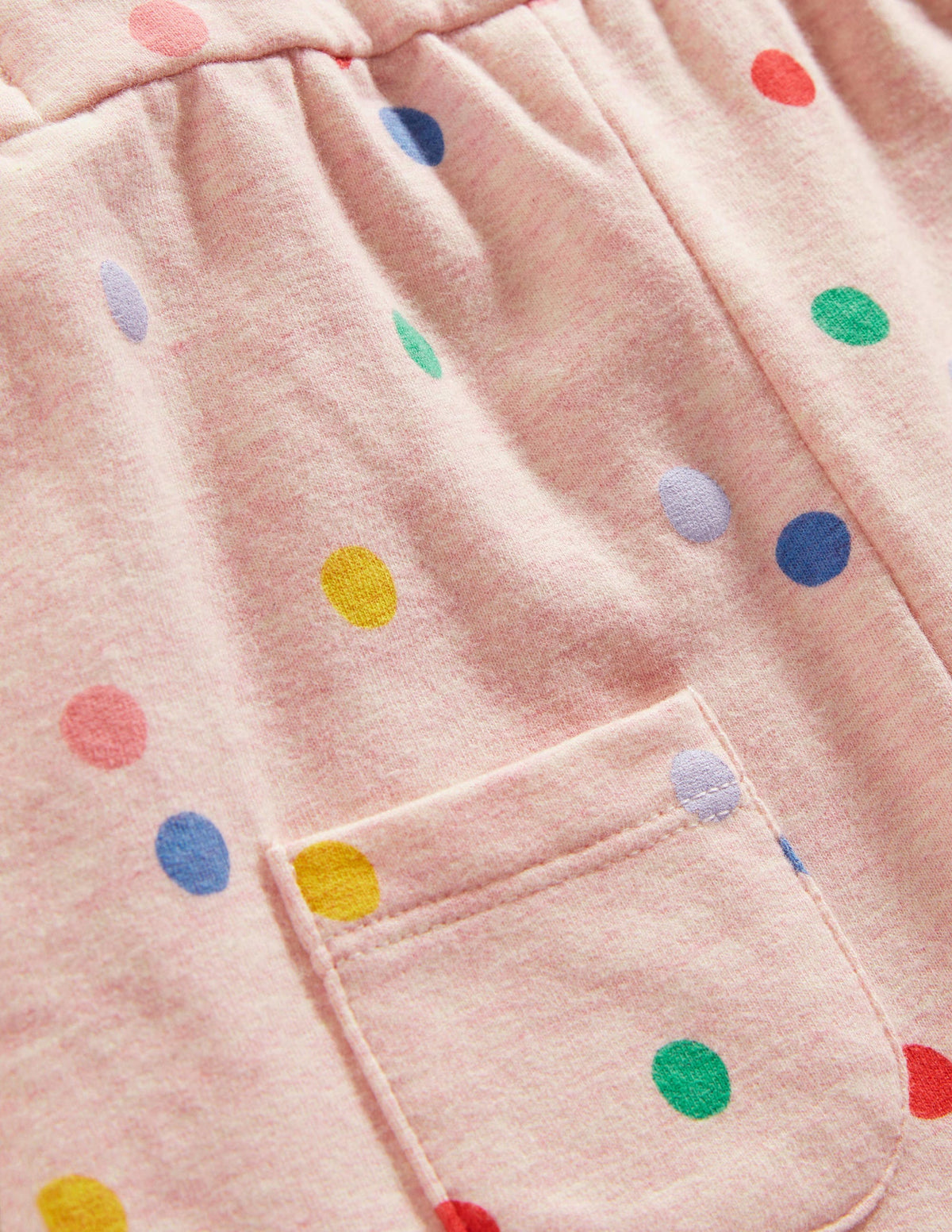 Jersey Overalls-Pink Marl Painted Spot - Image 3