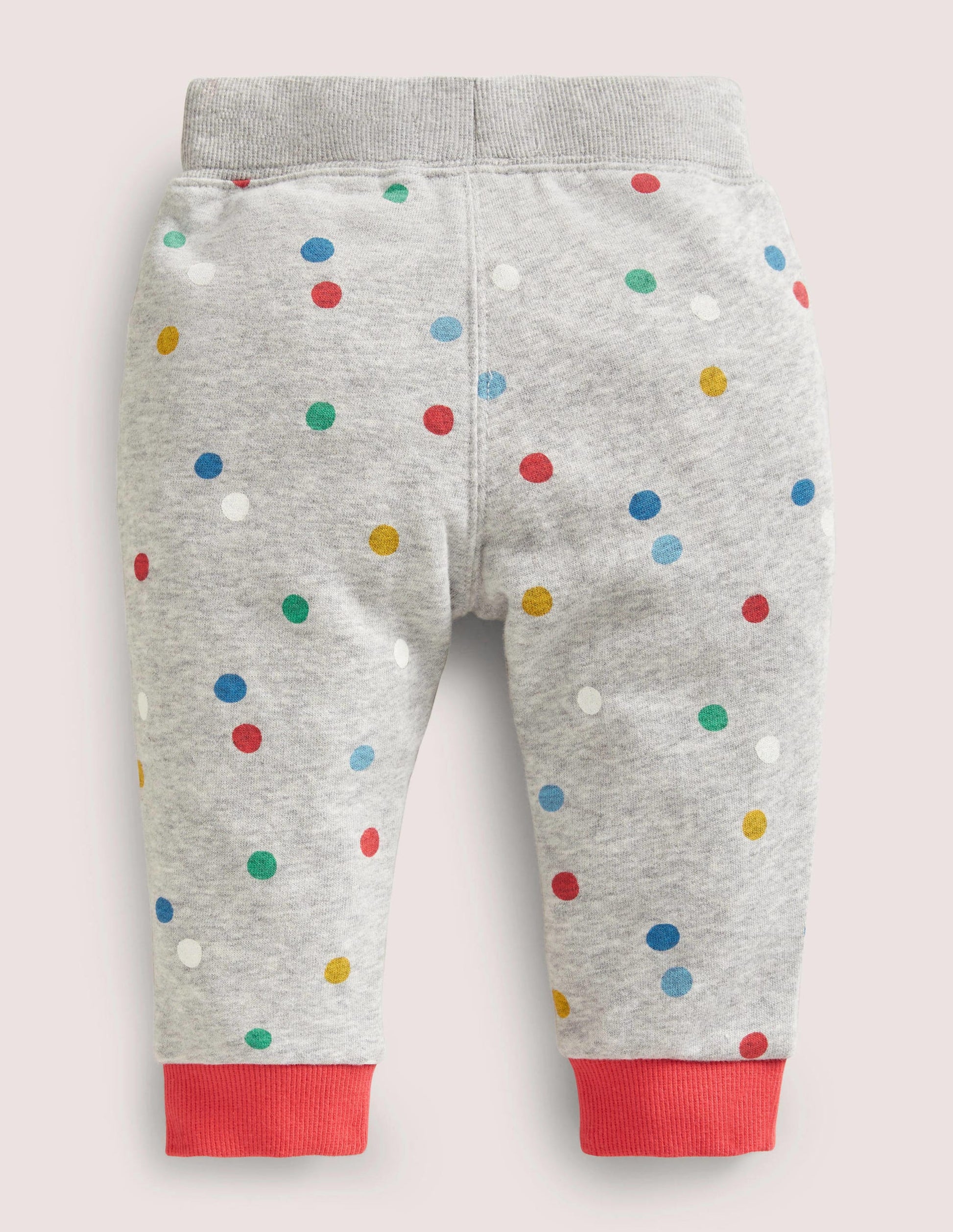 Cosy Jersey Bottoms-Grey Marl Painted Spot-2