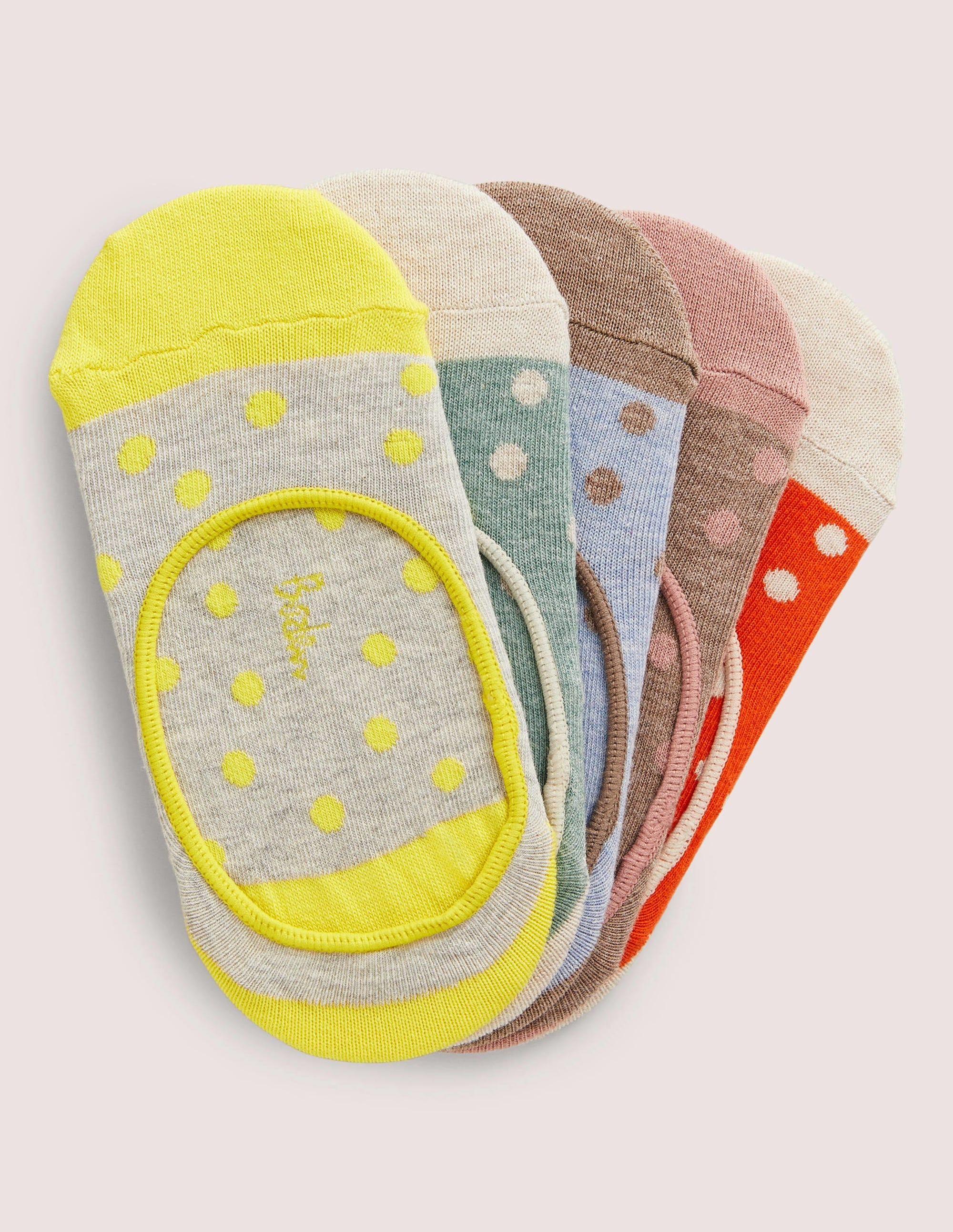 5 Pack Secret Socks-Multi Delicate Spot - Image 1