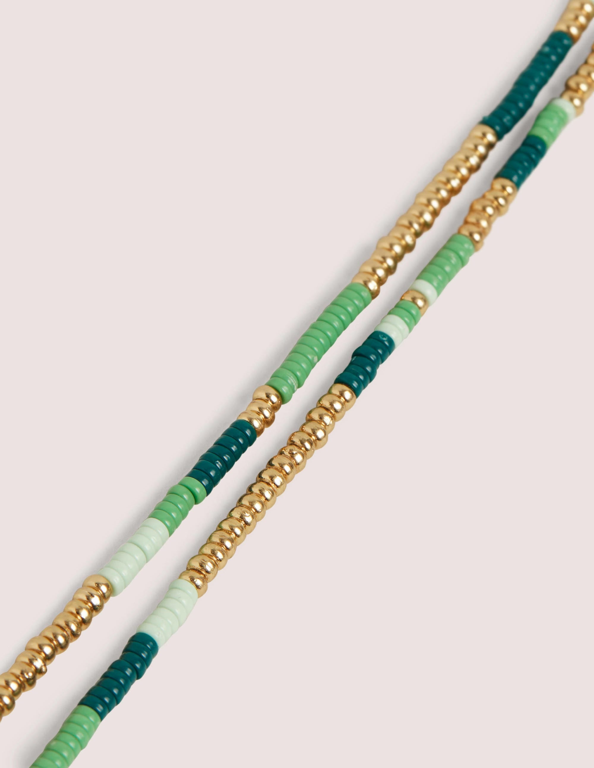 Beaded Necklace-Green - Image 2