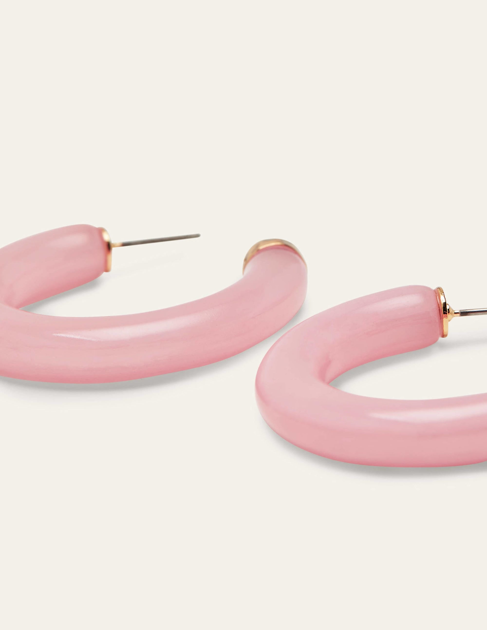 Resin Hoop Earrings-Wild Rose - Image 3