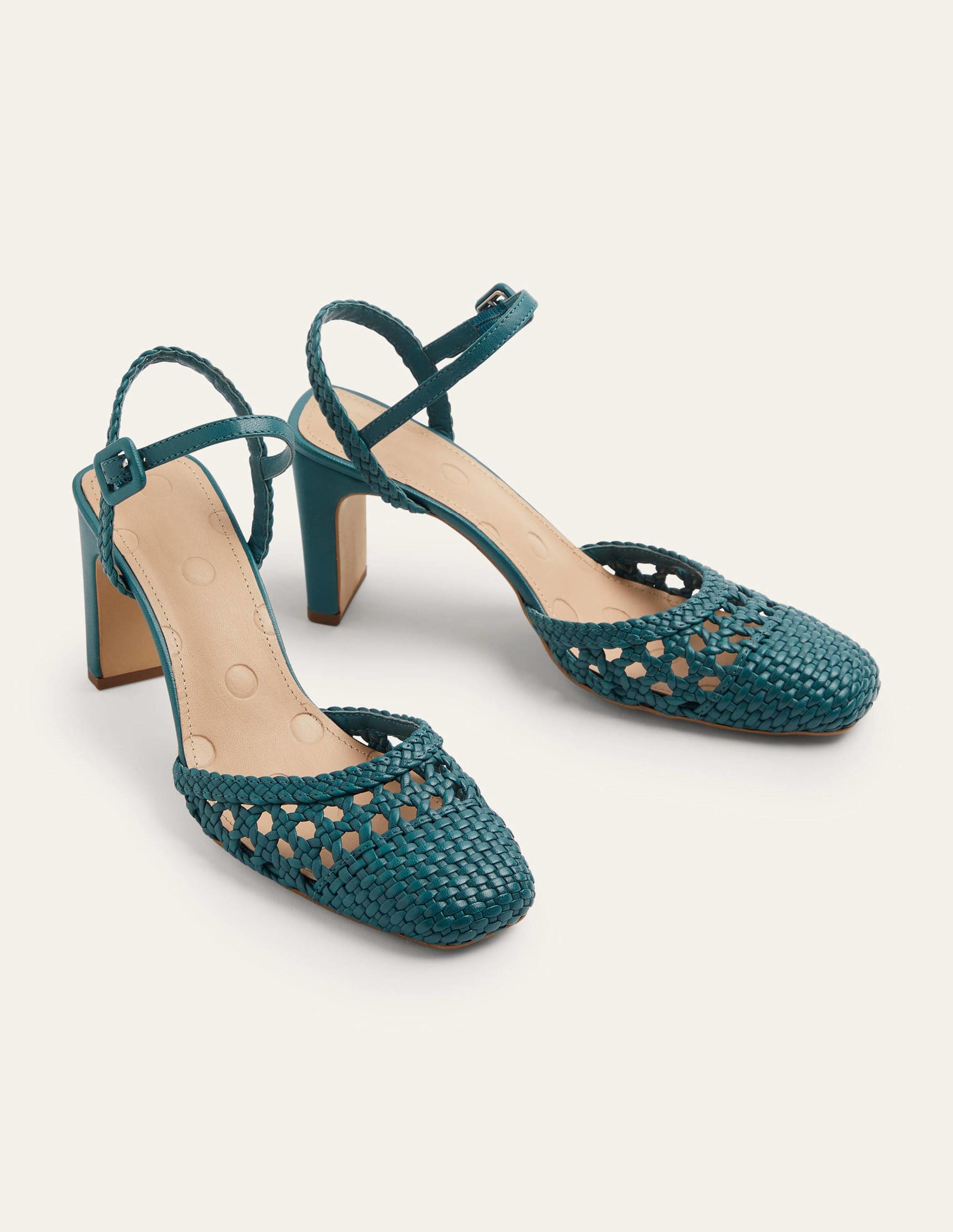 Ellie Woven Slingback Heels-Chesapeake Bay-1