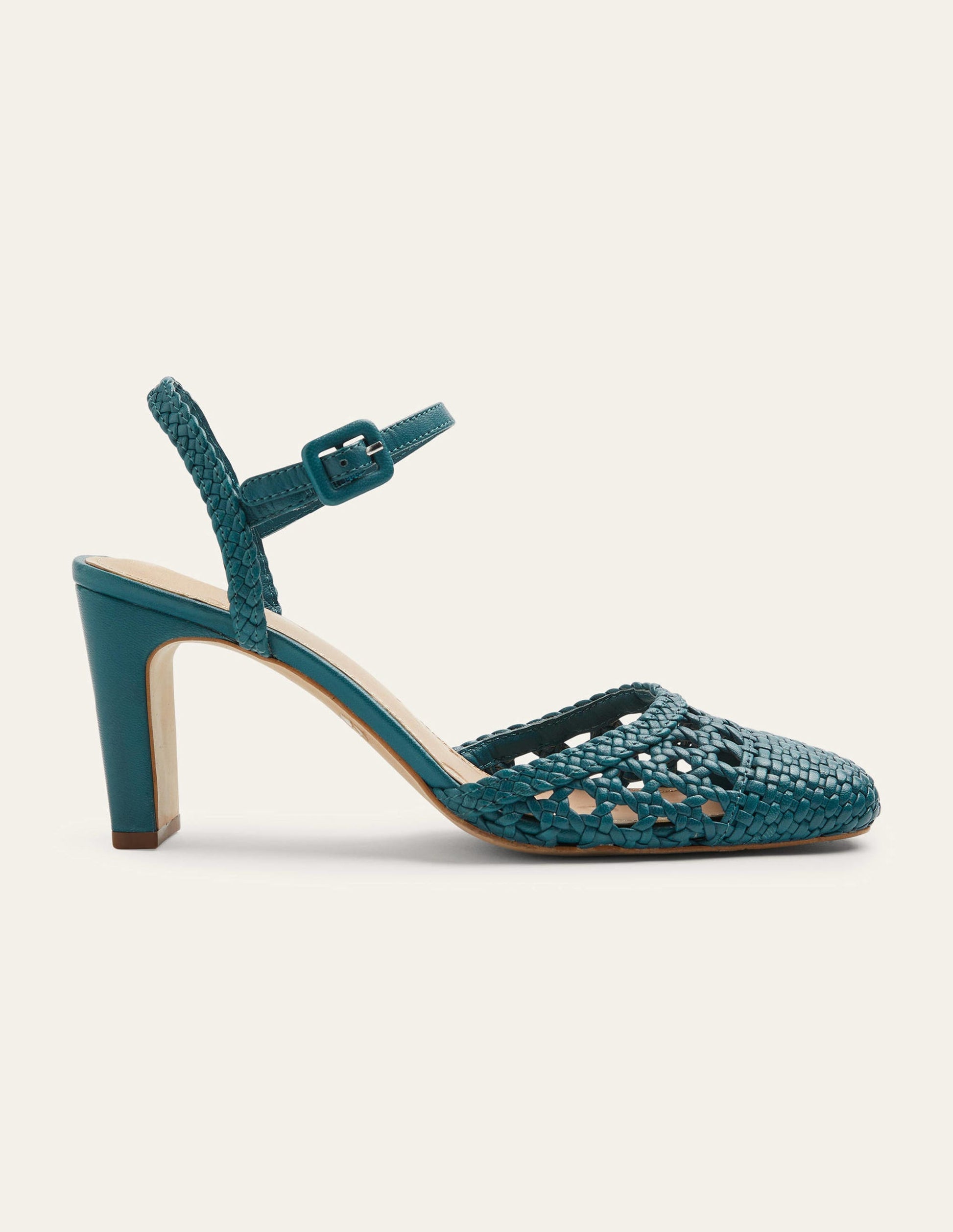 Ellie Woven Slingback Heels-Chesapeake Bay-3